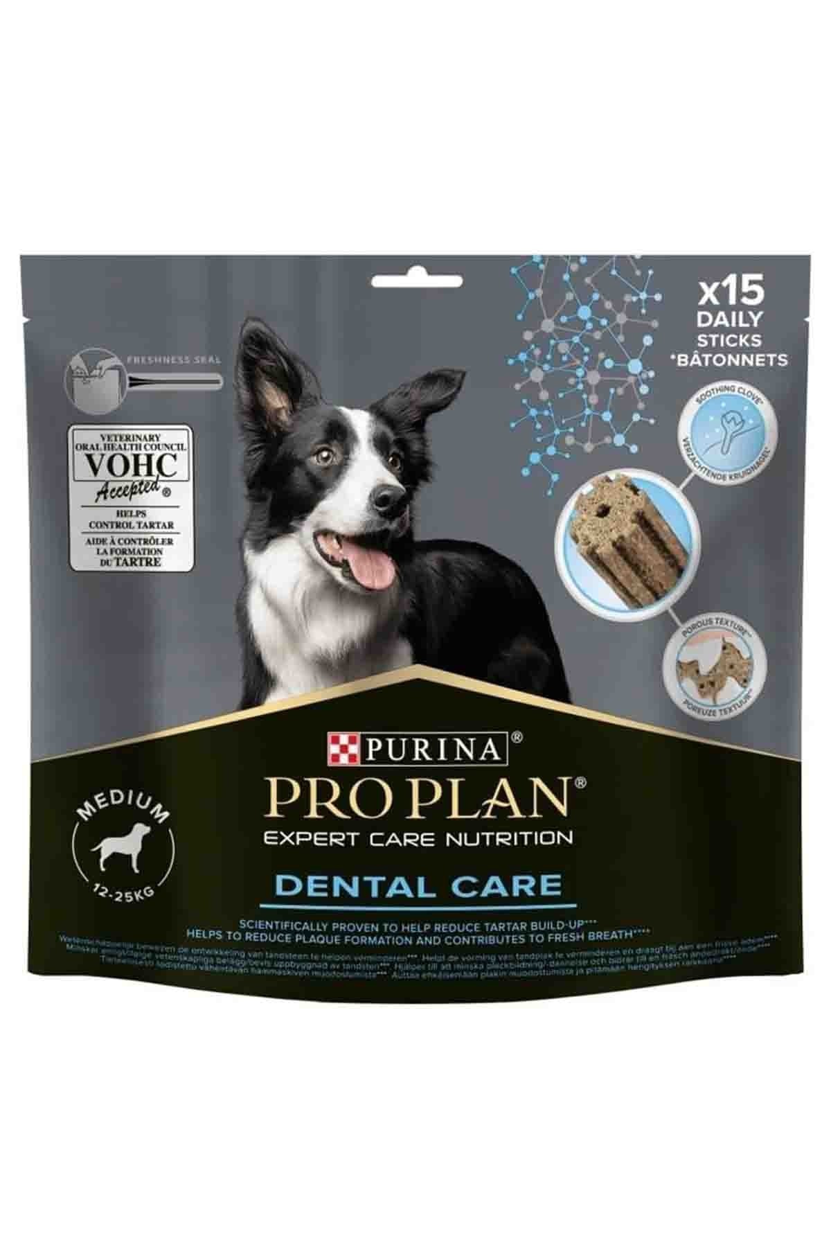 PRO PLAN Dental Care Orta Irk Köpek Ödül Maması 15'li 345 Gr