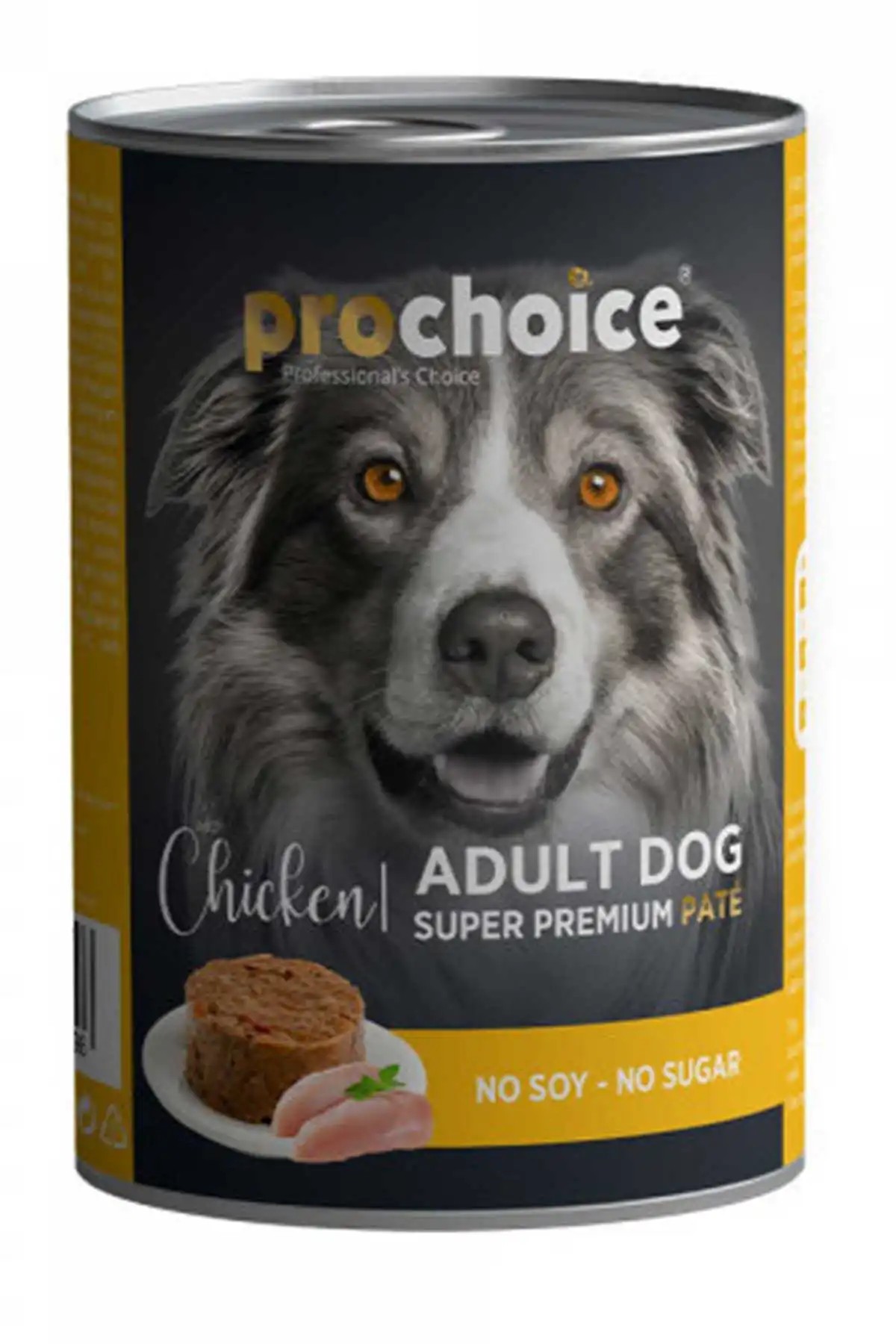 PRO CHOICE Tahılsız Tavuklu  Pate Yetişkin Köpek Konservesi 400 Gr