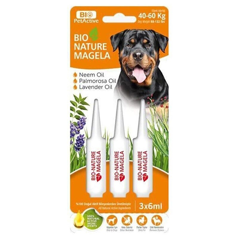 BIO PETACTIVE Köpek Tüy Ve Deri Bakım Damlası 40-60 Kg