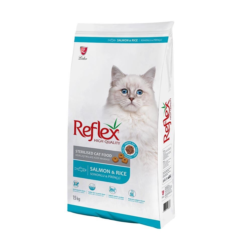 REFLEX Somonlu Kısırlaştırılmış Kedi Maması 15 Kg