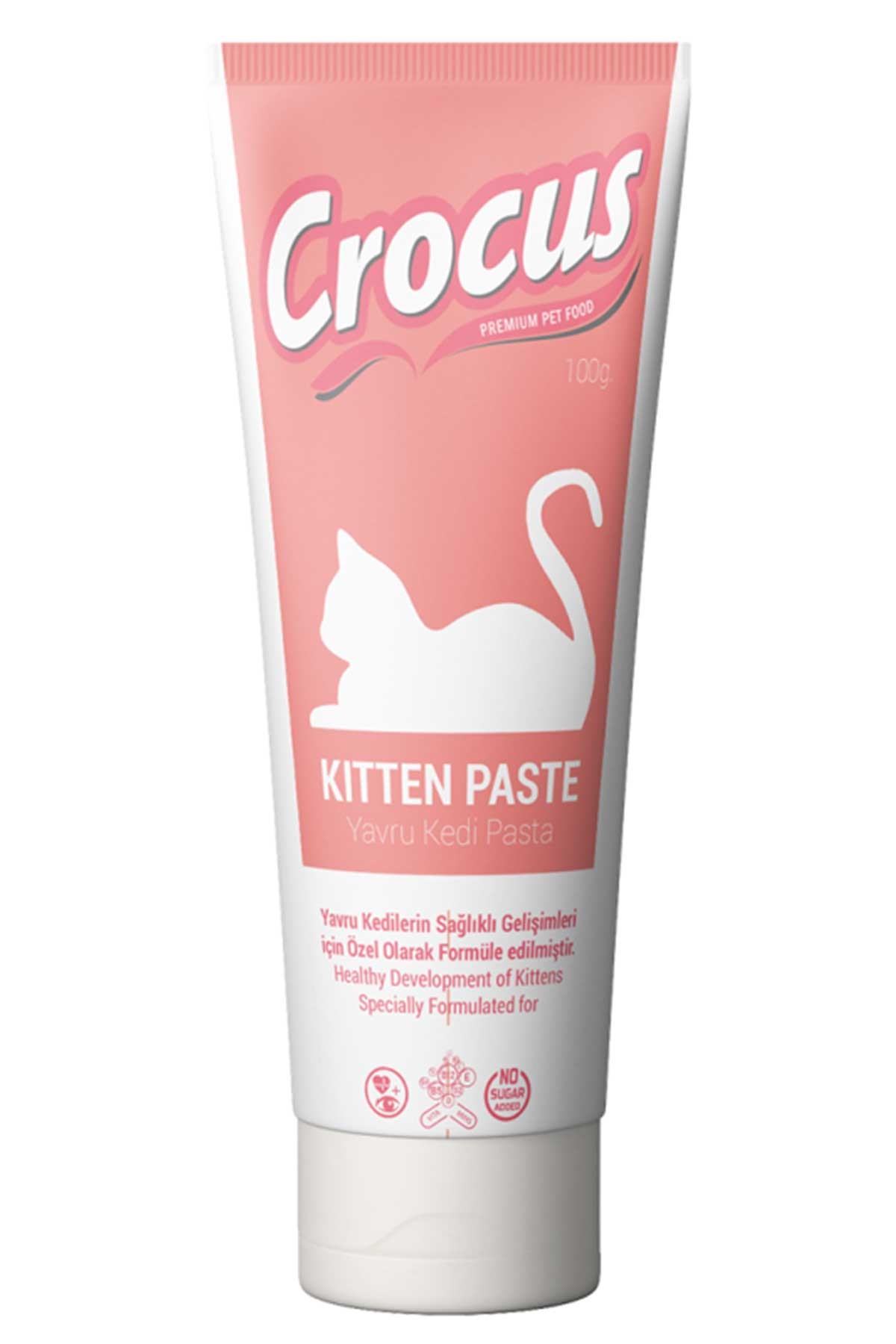CROCUS Yavru Kediler İçin Malt Kedi Macunu 100 Gr