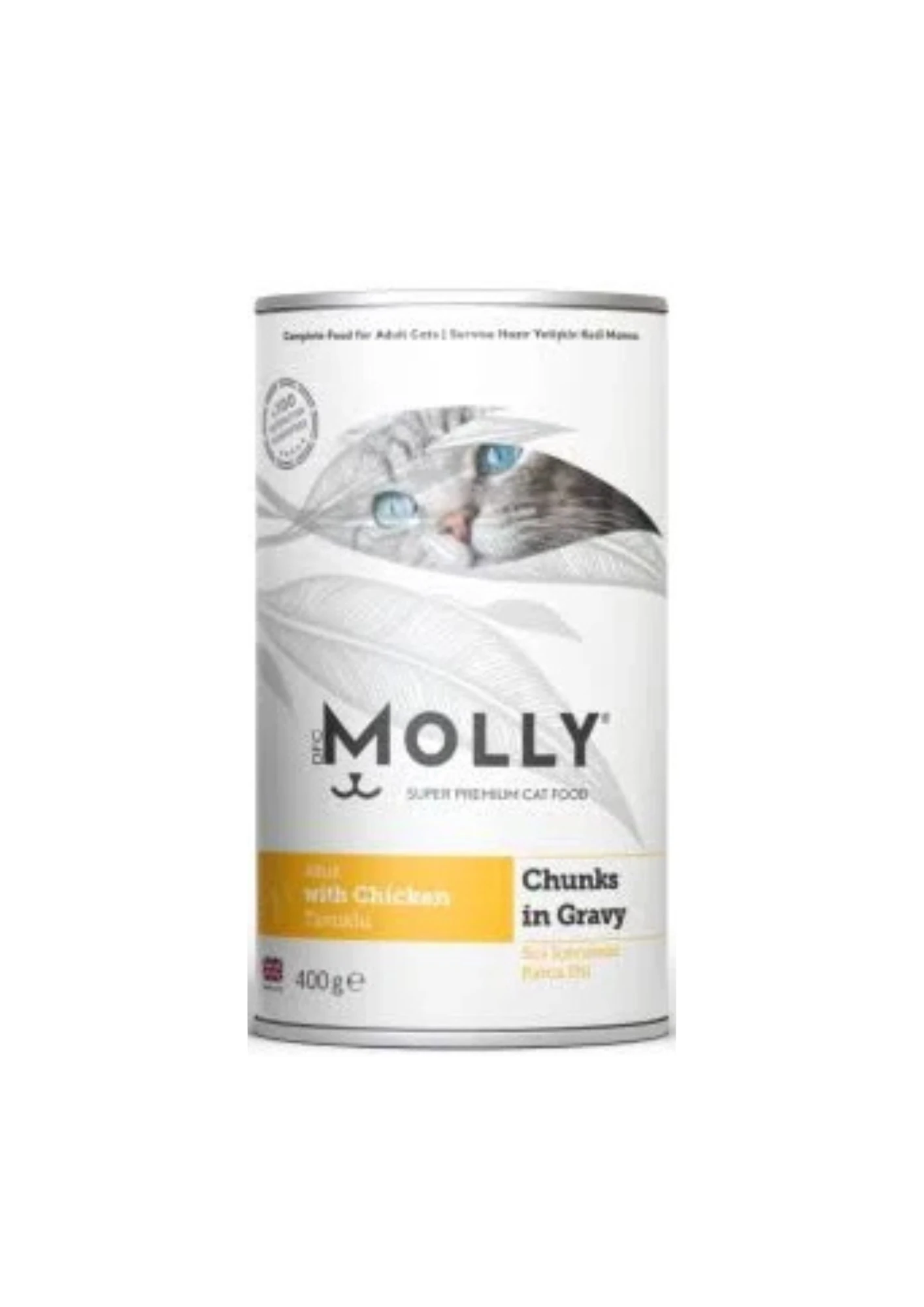 MOLLY Sos İçinde Tavuk Etli Kedi Konservesi 400 Gr