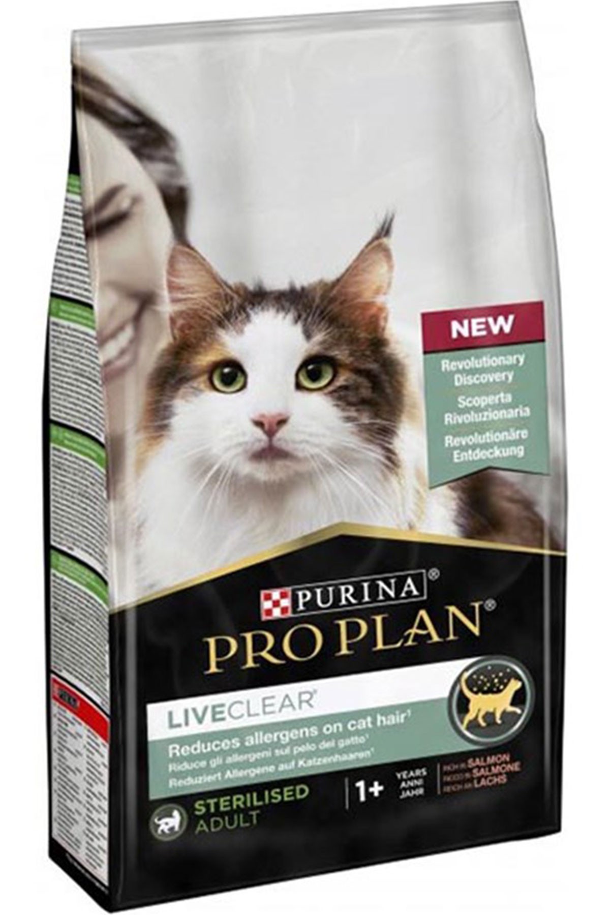 PRO PLAN Liveclear Alerjen Azaltan Kısırlaştırılmış Somonlu Yetişkin Kedi Maması 1,4 Kg