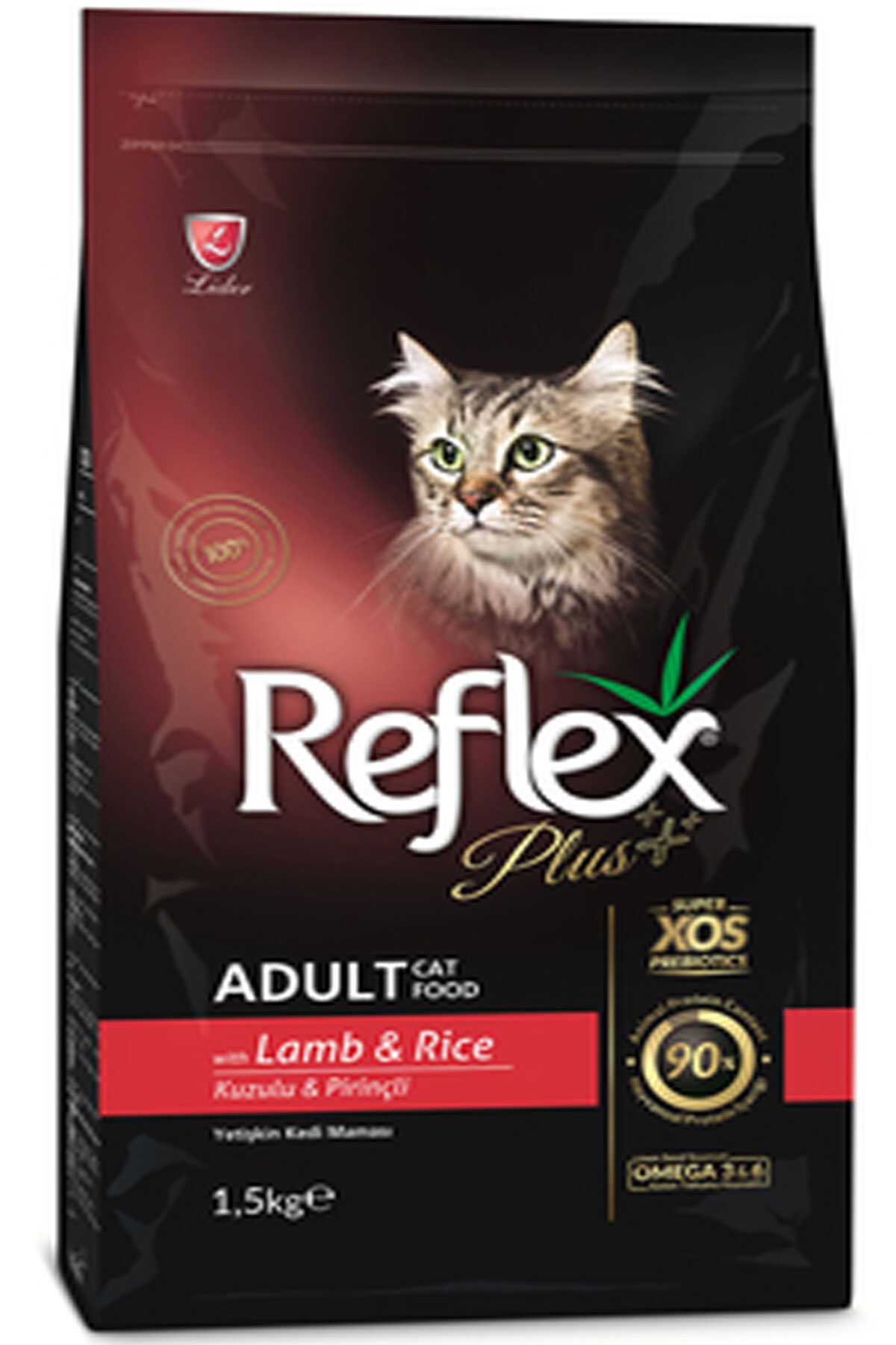 REFLEX Plus Kuzu&Pirinc Yetişkin Kedi Maması 1,5 KG