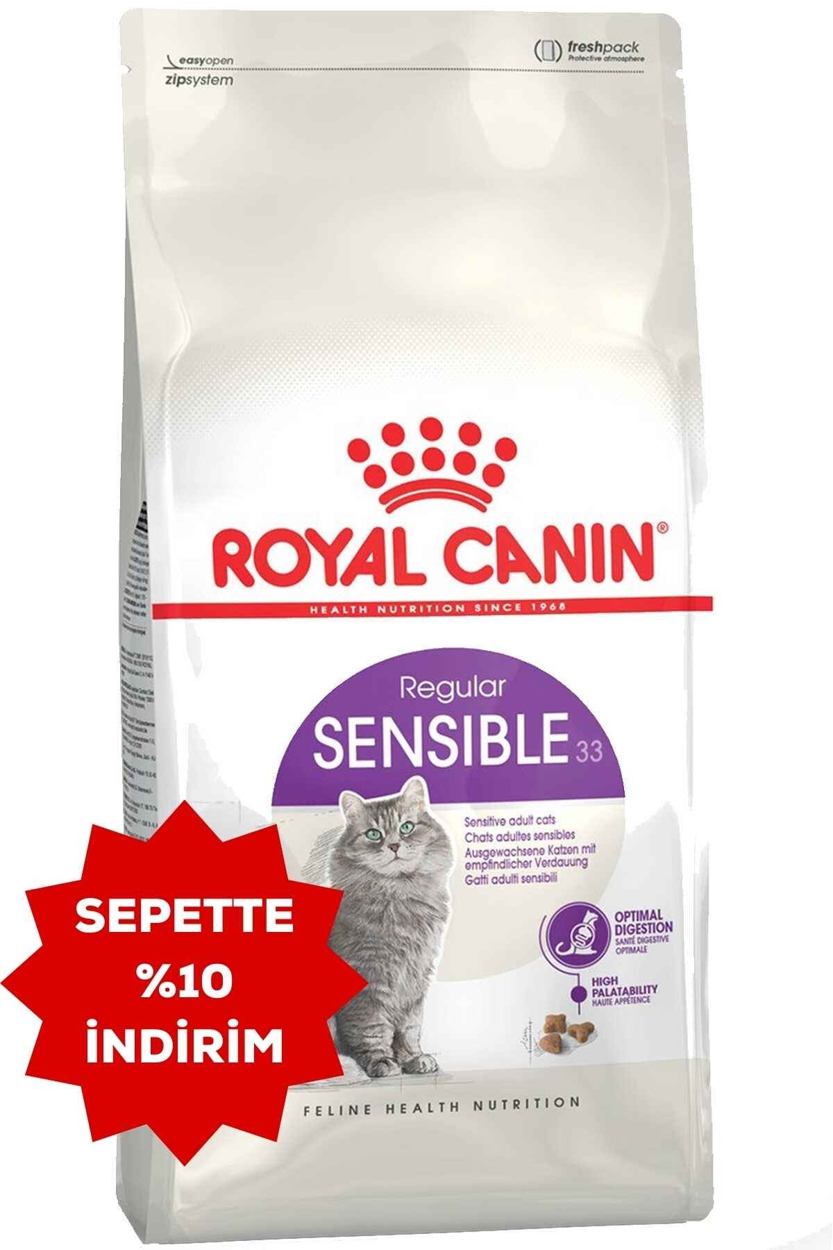 ROYAL CANIN Sensible 33 Hassas Sindirim Sistemi olan Kediler için Yetişkin Kedi Maması 2 Kg