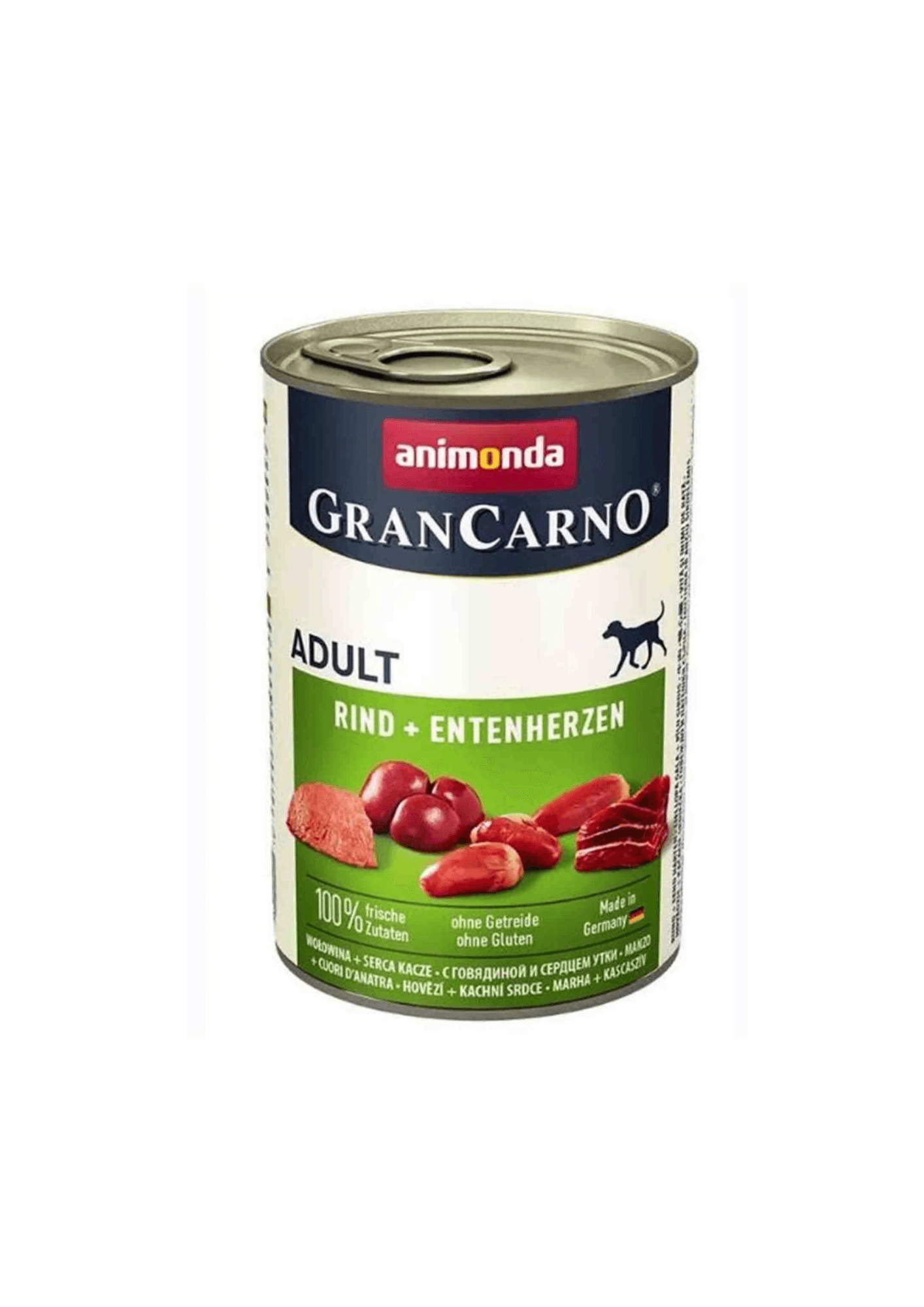 ANIMONDA Grancarno Sığır Etli ve Ördek Köpek Konservesi 400 Gr