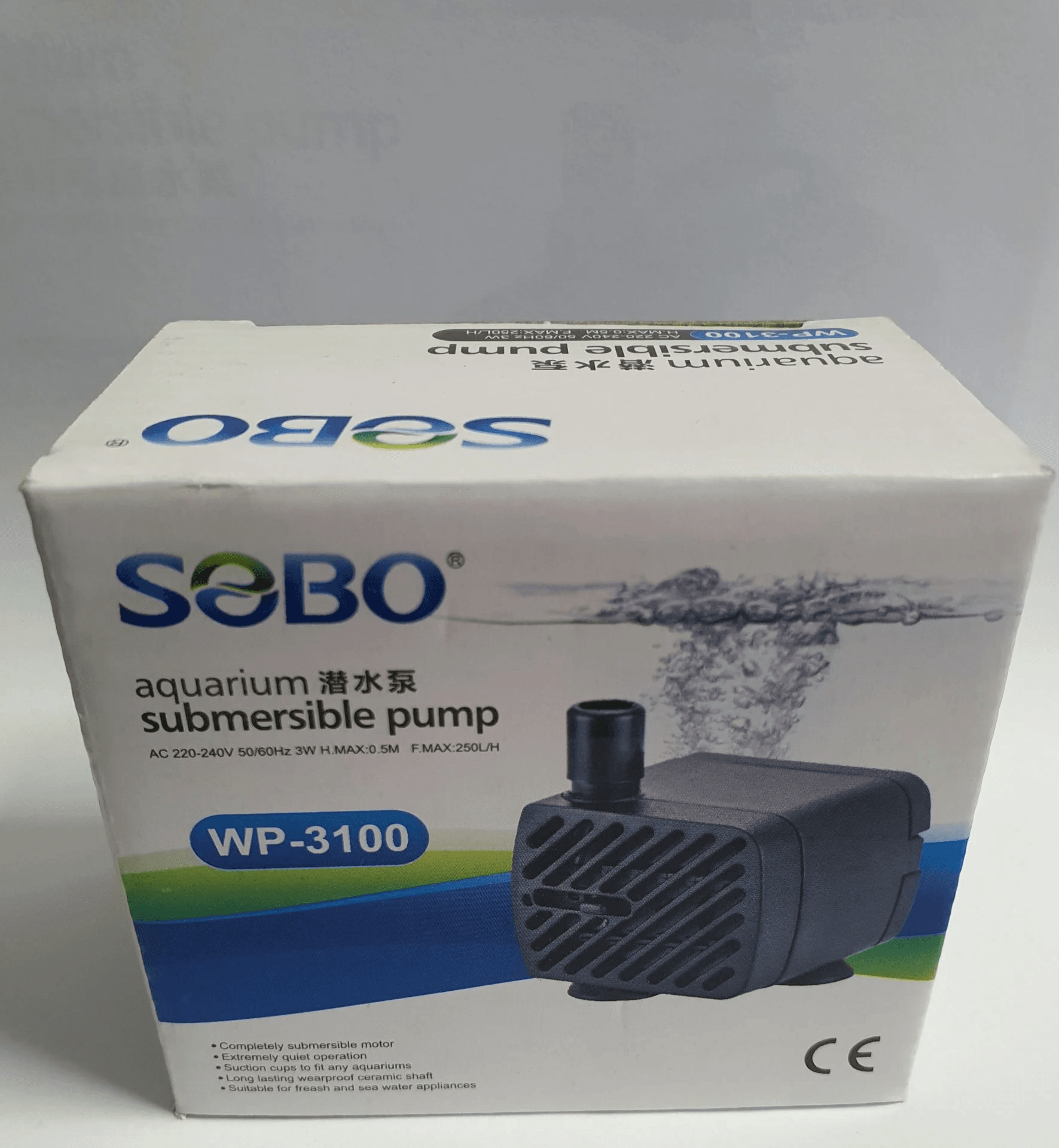 SOBO WP-3100 Pompa 250 Lt/h 3 W