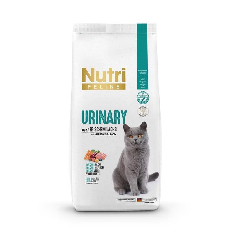 NUTRI FELINE Düşük Tahıllı Urinary Böbrek Sağlığı Destekleyici Somonlu Yetişkin Kedi Maması 2 Kg