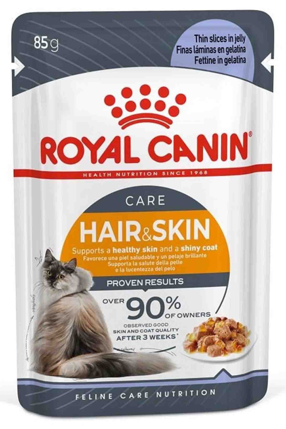 ROYAL CANIN Intense Beauty Hair & Skin Jelly Yetişkin Kedi Konservesi 85 Gr