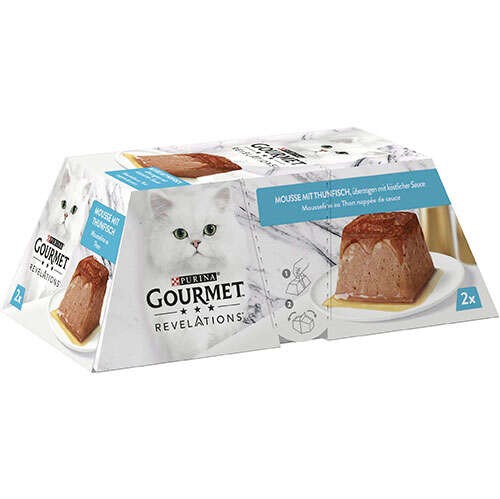 GOURMET Revelations Ton Balıklı Kedi Konservesi 2x57 Gr