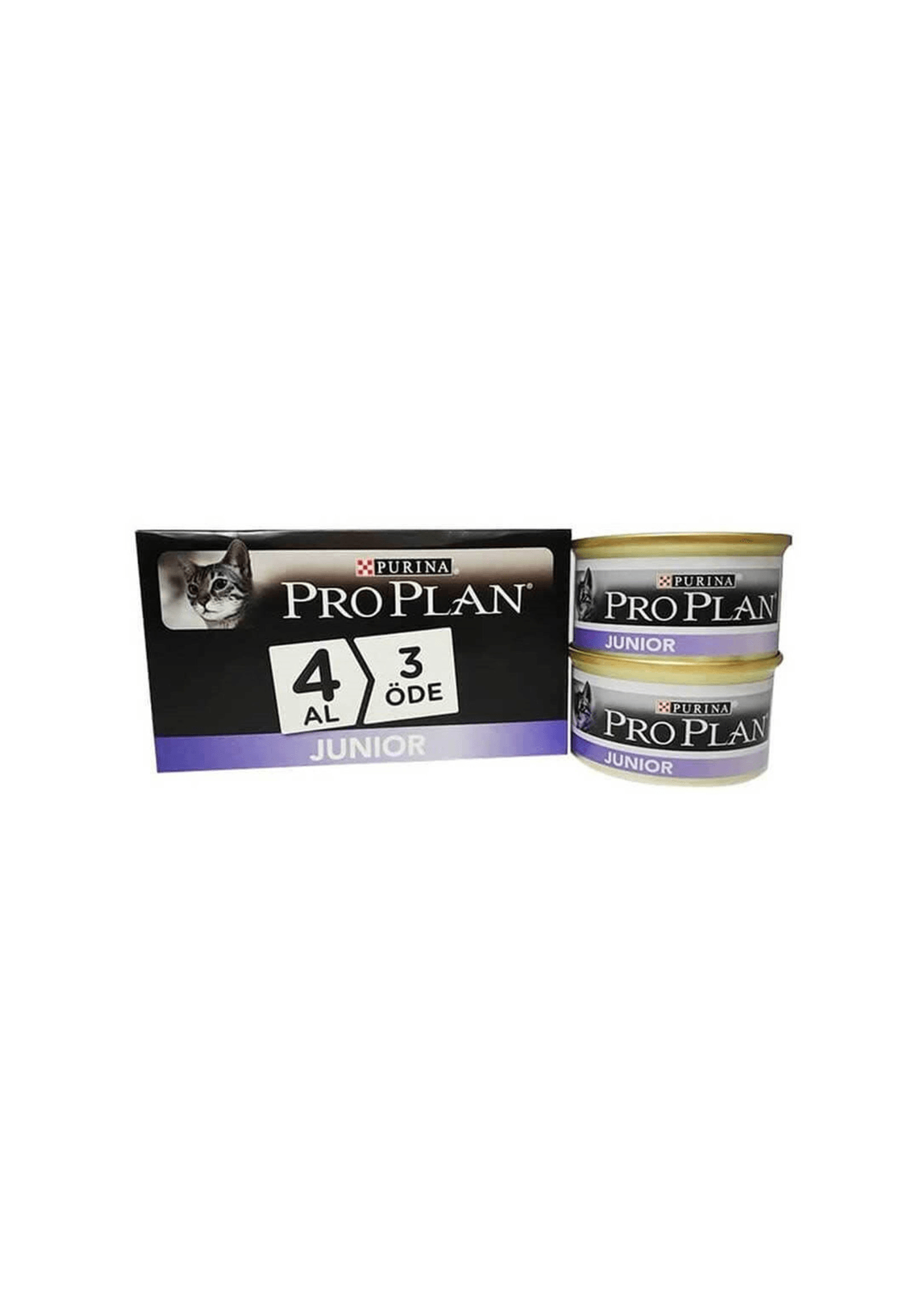 PRO PLAN Junior Tavuklu Yavru Kedi Konservesi 85 Gr* 3+1 Adet