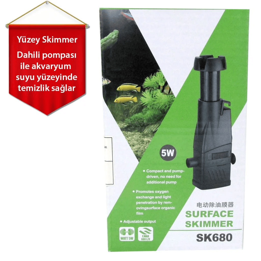 VENUSAQUA SK-680 YÜZEY EMİCİ FİLİTRE