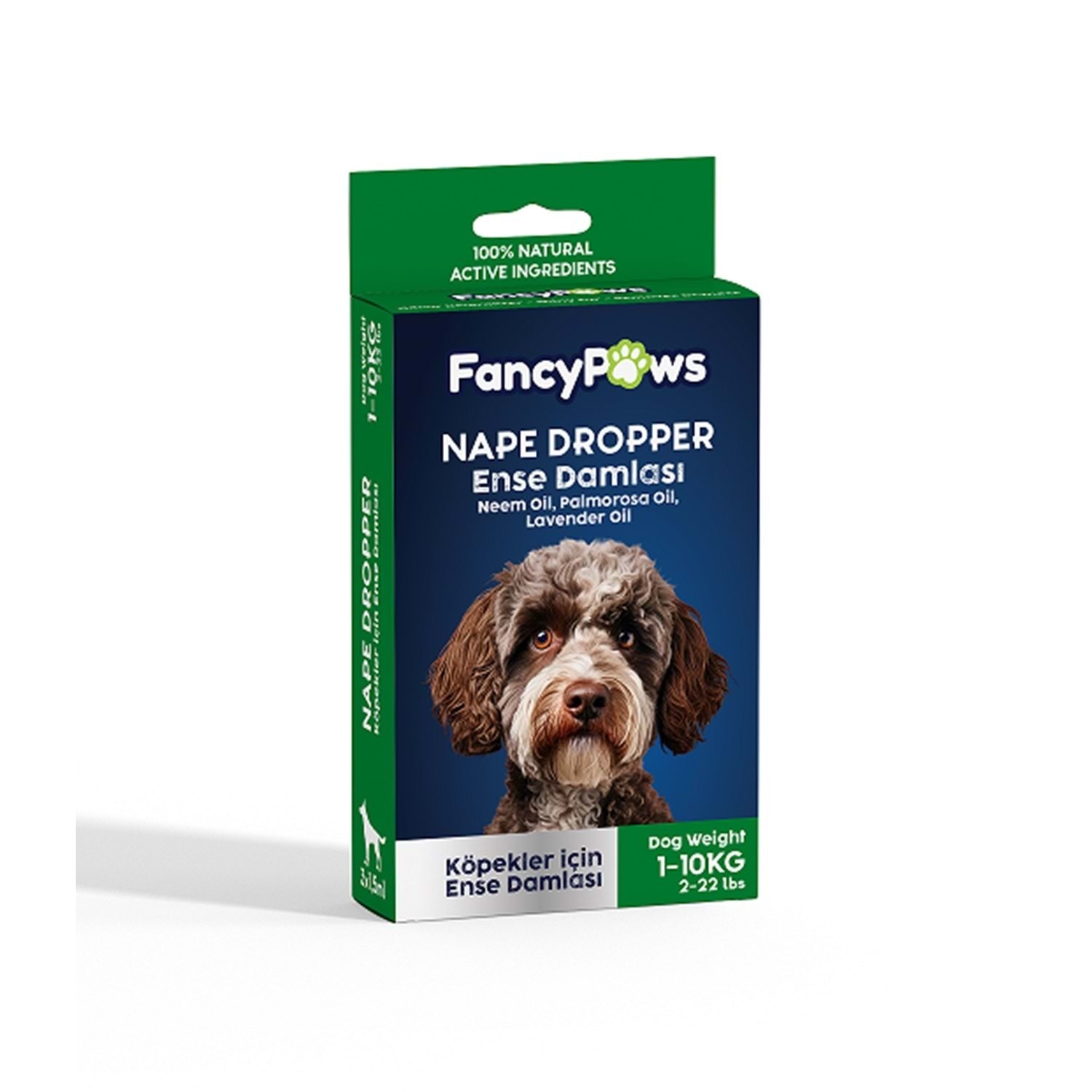 FANCY PAWS Köpek Ense Damlası 1-10 Kg 3x1,5ml