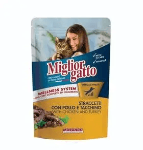 MIGLIOR GATTO Tavuklu ve Hindili Pouch Yetişkin Kedi Maması 100 Gr