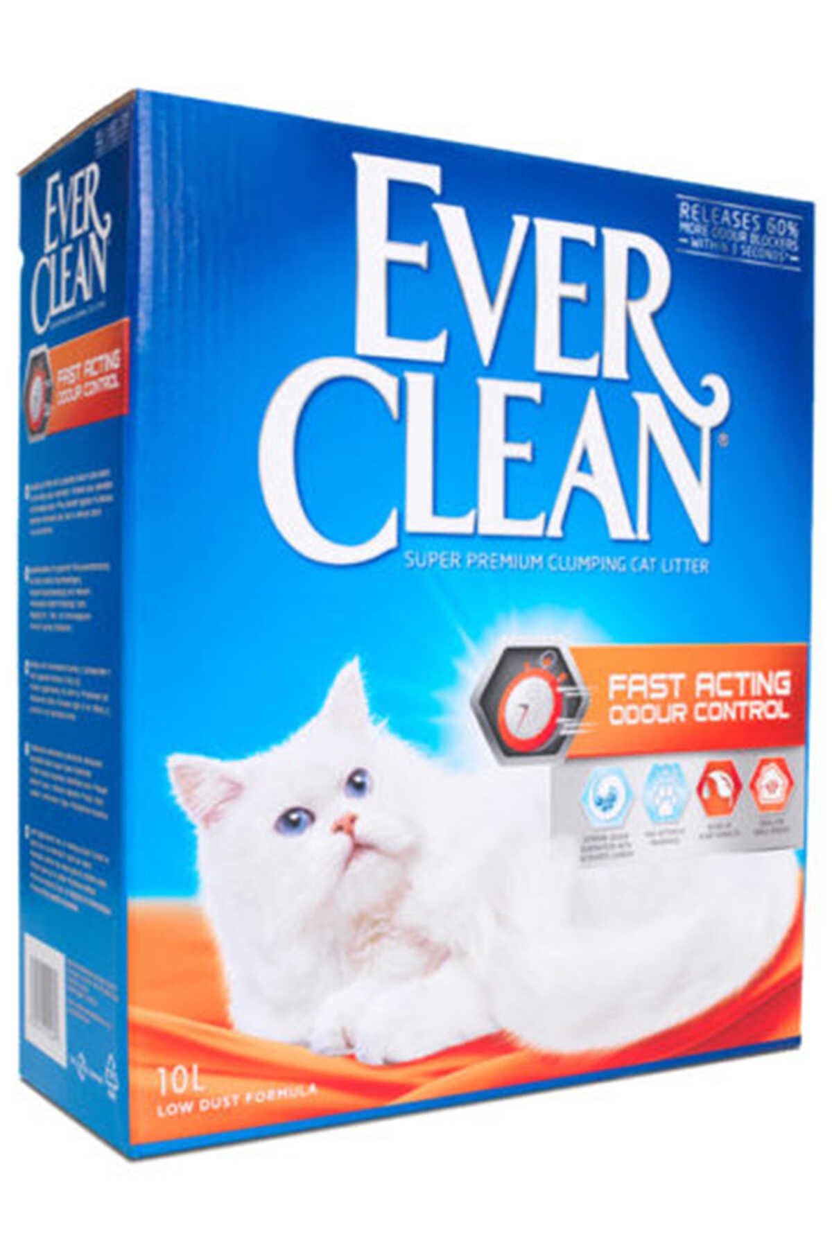 EVER CLEAN Fast Actions Doğal Bitki Özlü Kedi Kumu 10 LT