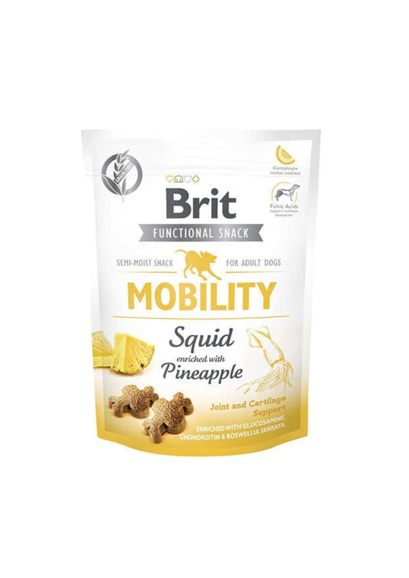 BRIT Mobility Ananas ve Kalamarlı Köpek Ödülü 150gr