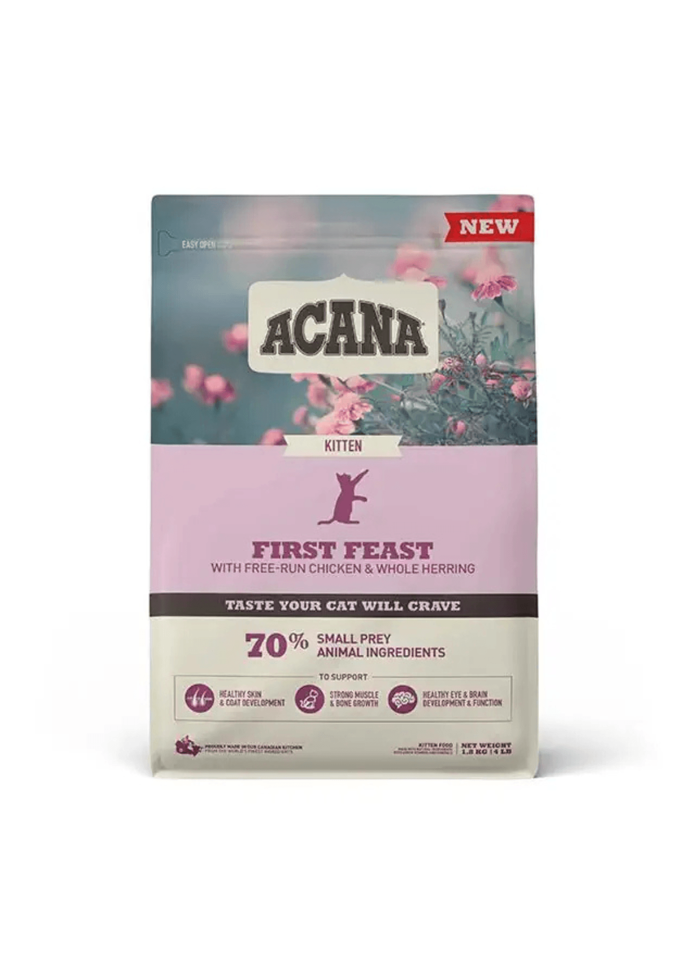ACANA First Feast Kitten Tavuklu ve Ringa Balıklı Yavru Kedi Maması 1,8 Kg
