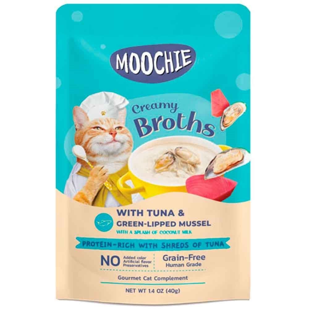 Moochie Çorba Kedi Öd. Ton-Yeşil Dud.Midye 40 Gr
