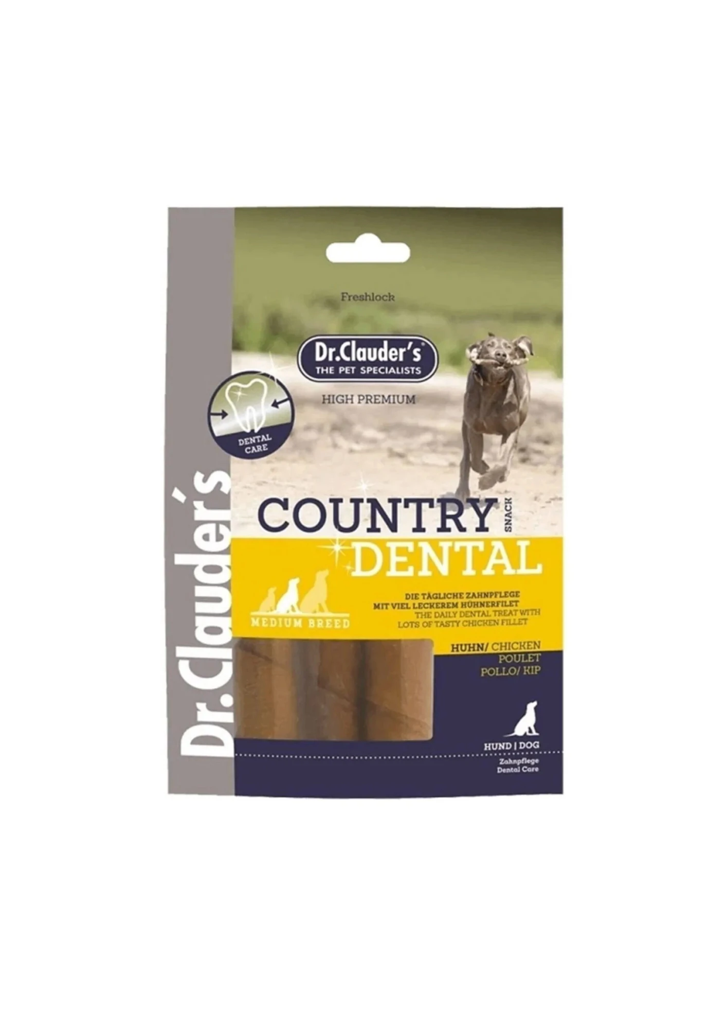 DR.CLAUDER'S Country Dental Tavuklu Köpek Ödülü 120 Gr