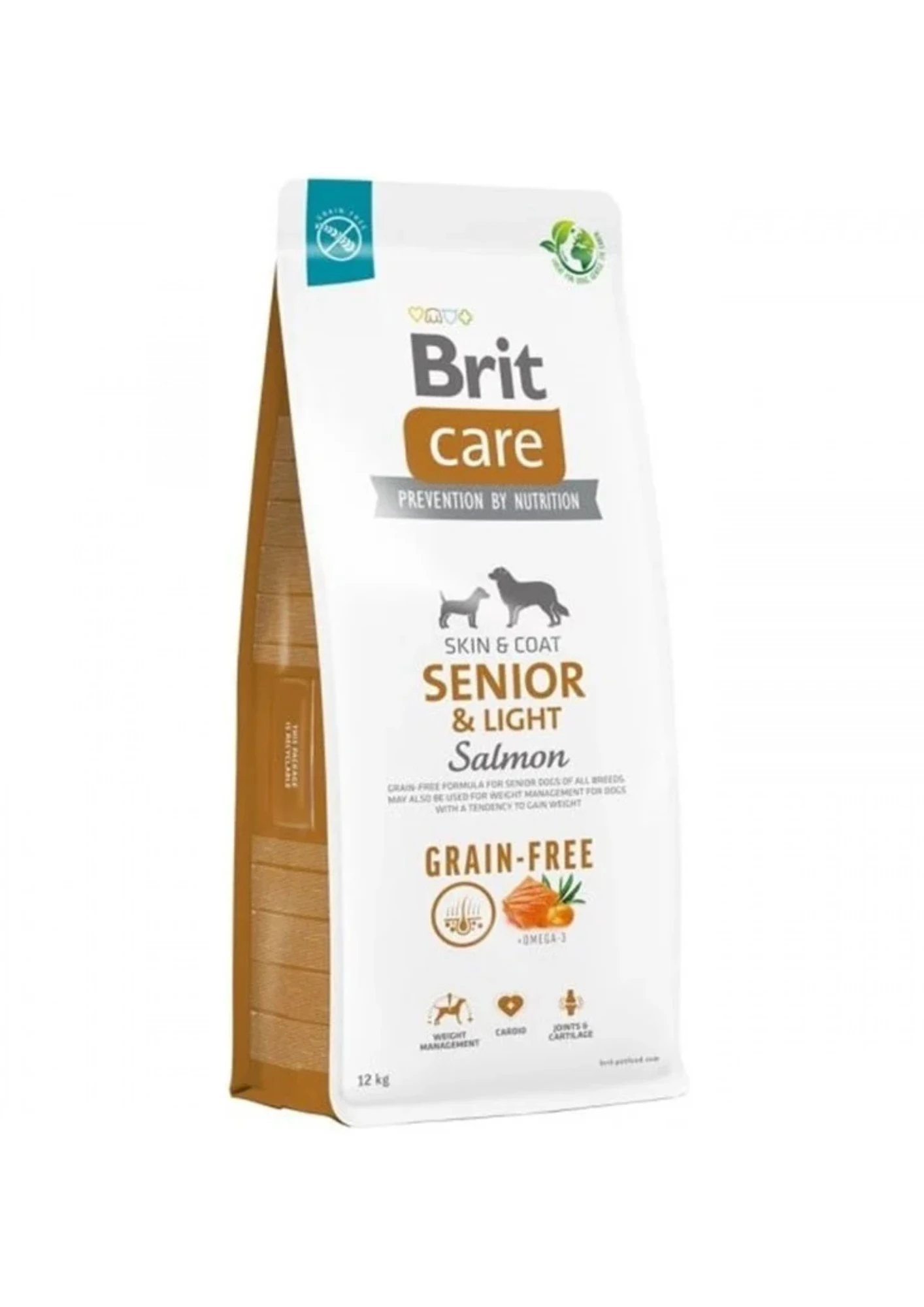BRIT CARE Tahılsız Senior & Light Somonlu ve Patatesli Yaşlı Köpek Maması 12 Kg