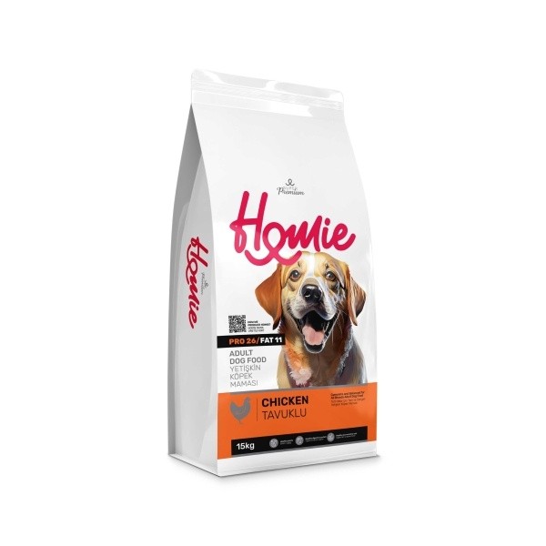 HOMIE PRO26/FAT11 Super Premium Tavuklu Yetişkin Köpek Maması 15 Kg