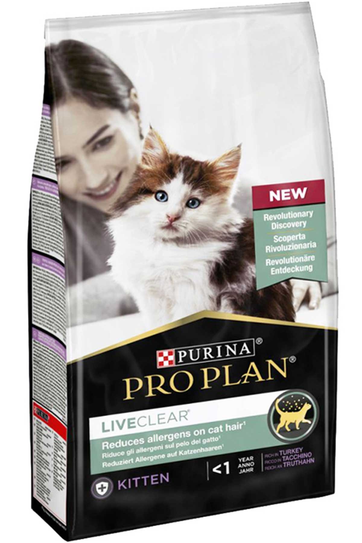 PRO PLAN Liveclear Hindili Yavru Kedi Maması 1,4 Kg