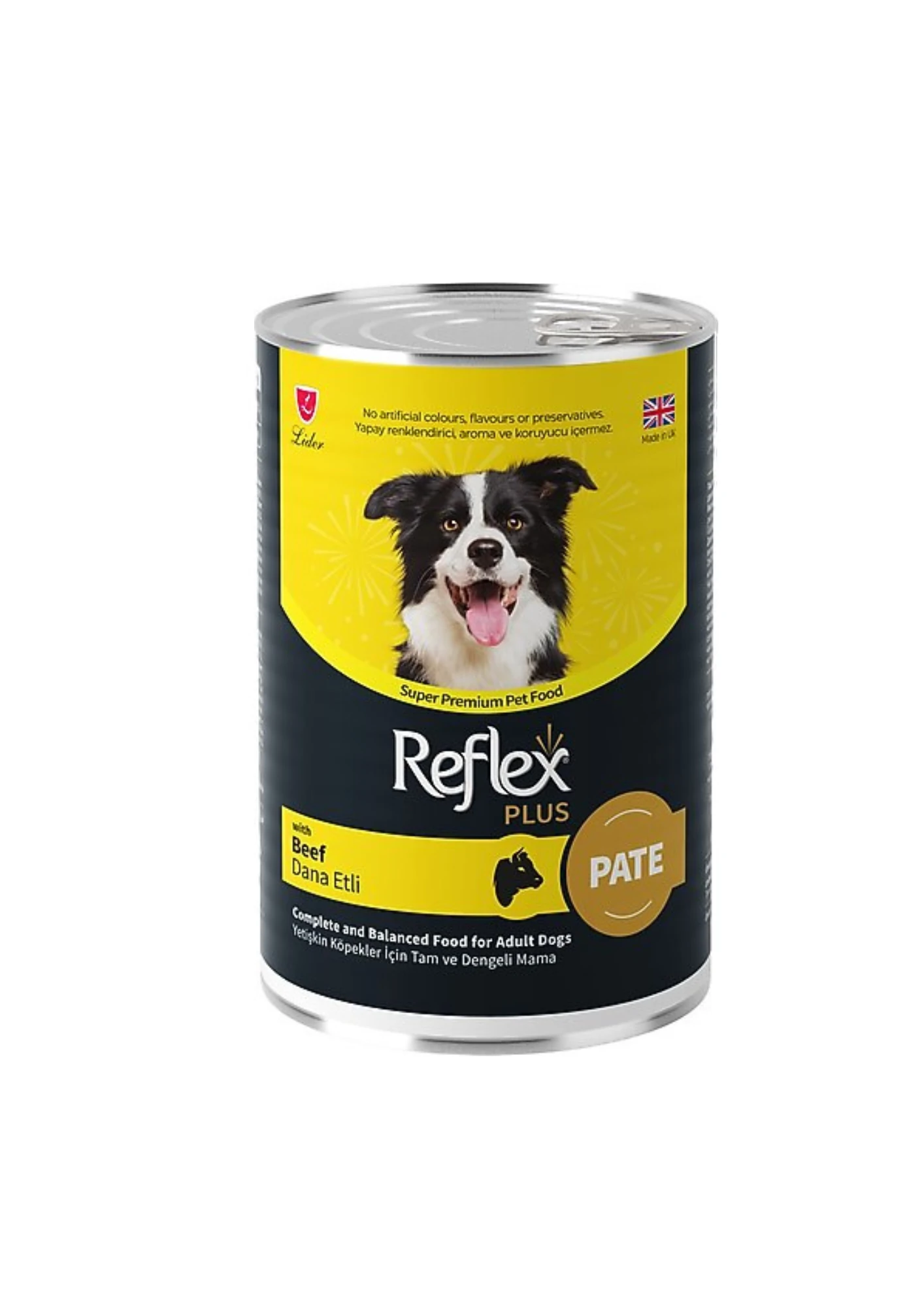 REFLEX PLUS Pate İçinde Dana Etli Yetişkin Köpek Konserve 400 Gr.