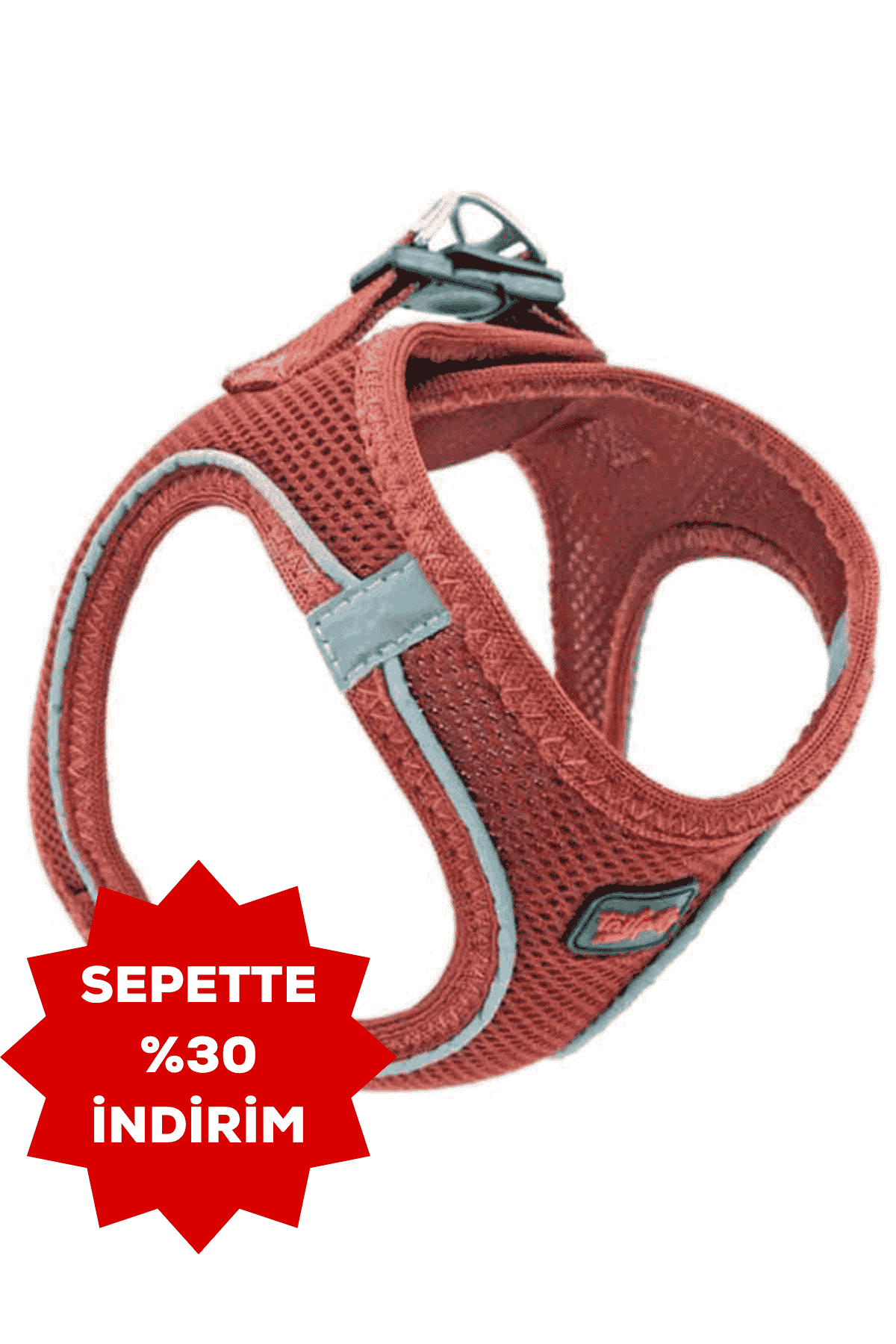TAILPETZ Air Mesh Harness Köpek Göğüs Tasması Claret 3XS