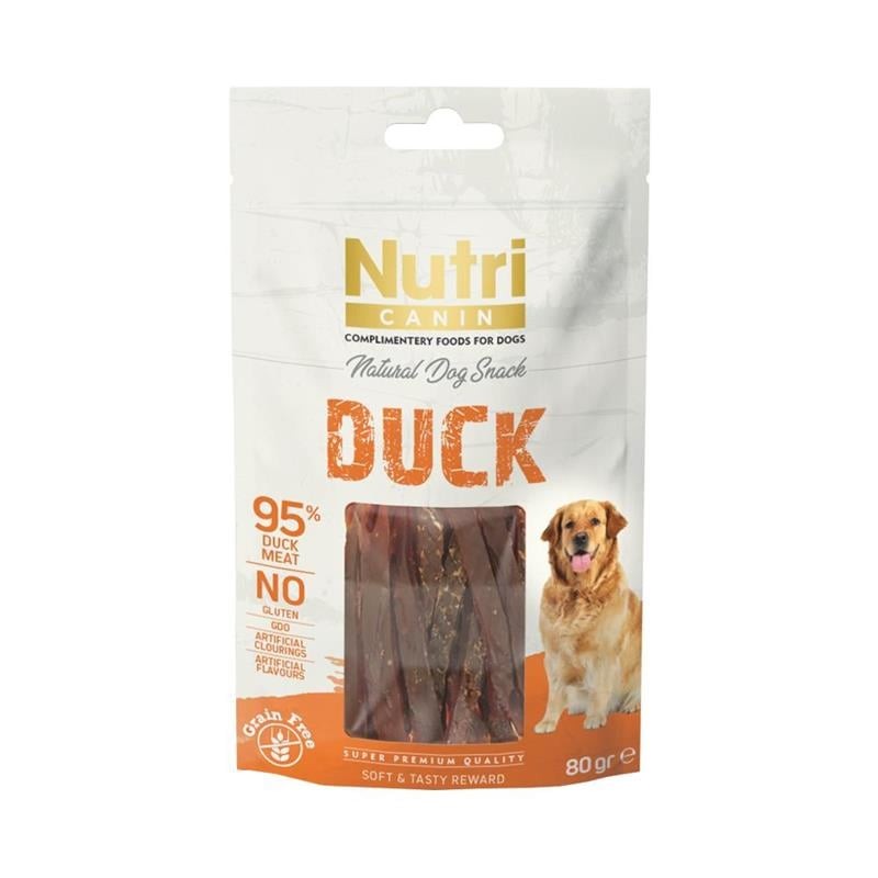 NUTRI CANIN Tahılsız Ördekli Köpek Ödül Maması 80 Gr
