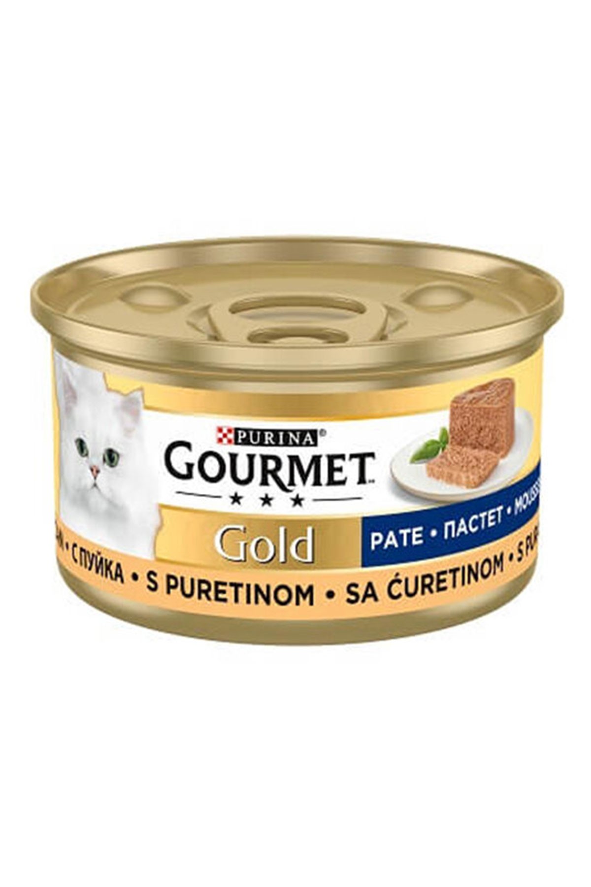 GOURMET Gold Kıyılmış Hindi Etli Yaş Kedi Maması 85 gr