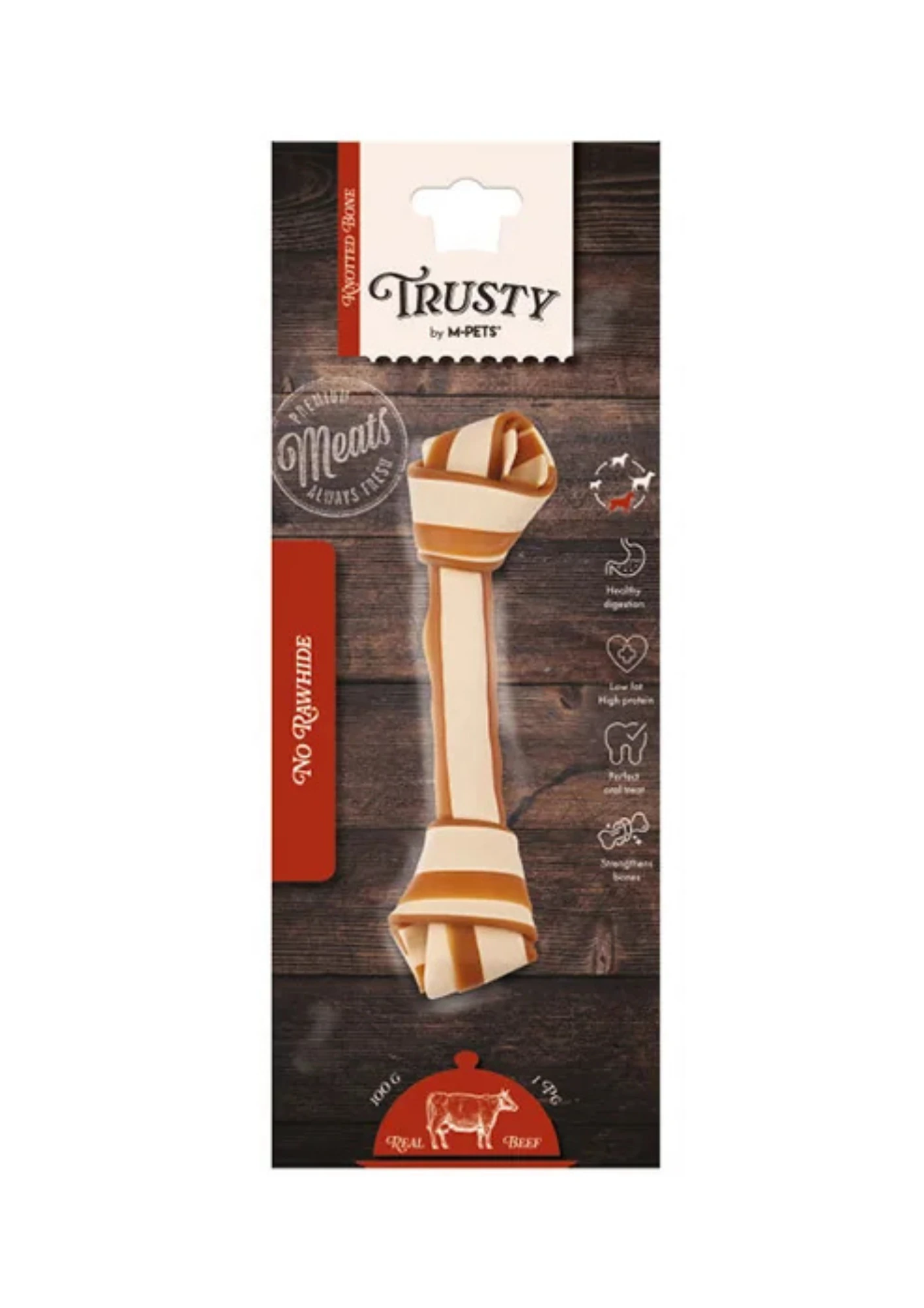 M-PETS TRUSTY BEEF TATLI PATATESLİ ÖDÜL 100GR/20,3CM