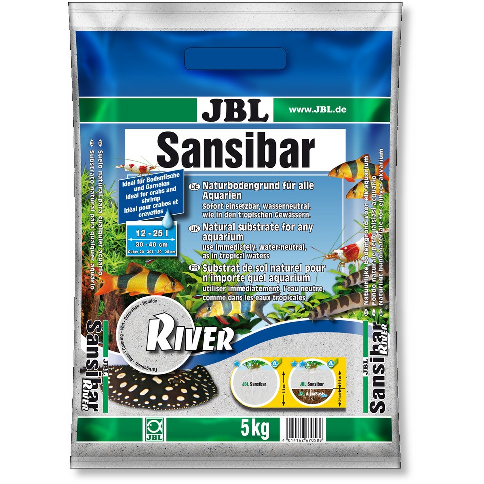 JBL SANSİBAR NEHİR 0.4-1.4 mm 5 Kg KUM