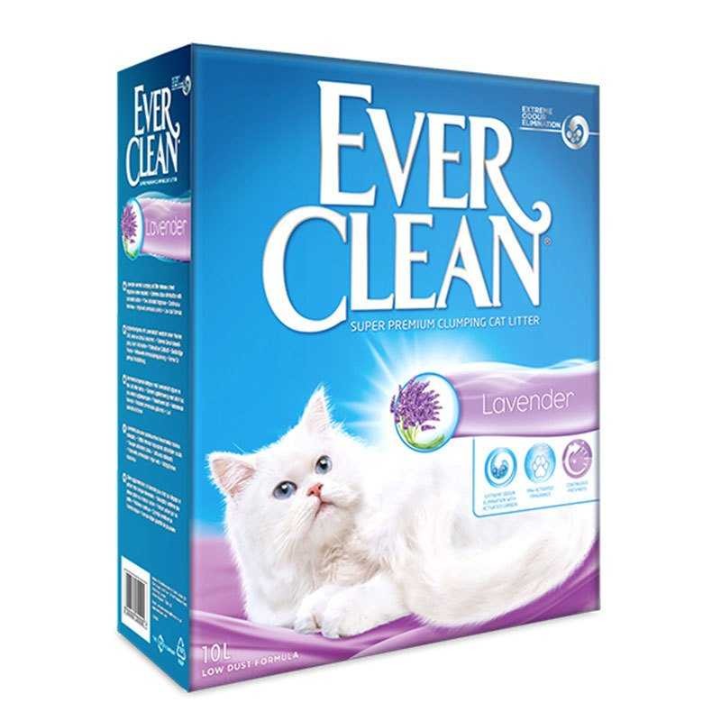 EVER CLEAN Lavender Lavanta Kokulu Topaklaşan Kedi Kumu 10 LT