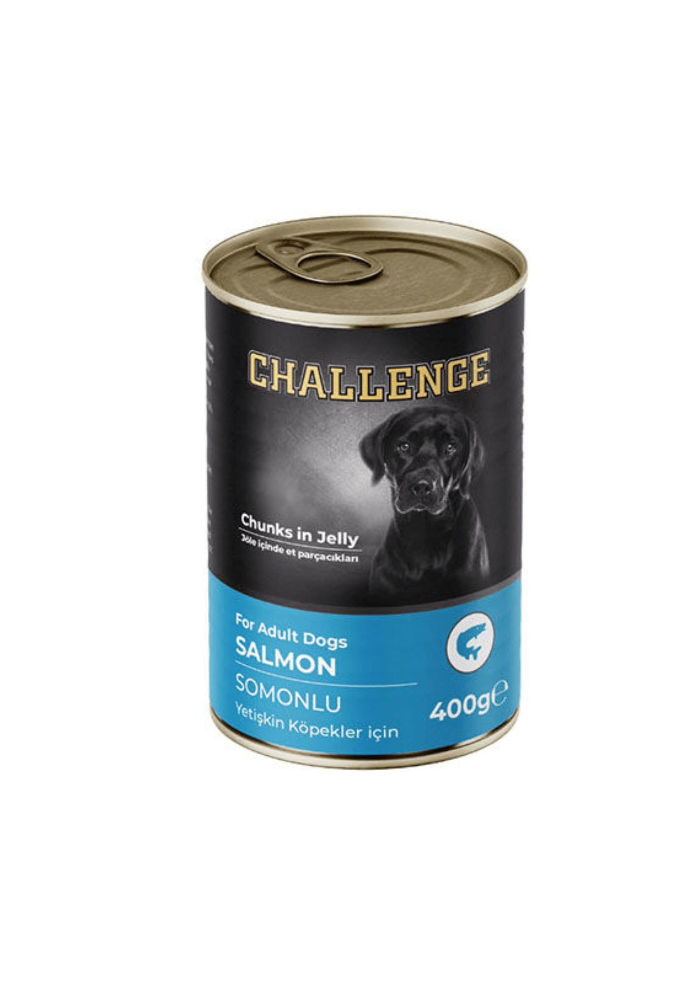 CHALLENGE Somonlu Yetişkin Köpek Konservesi 400 Gr.