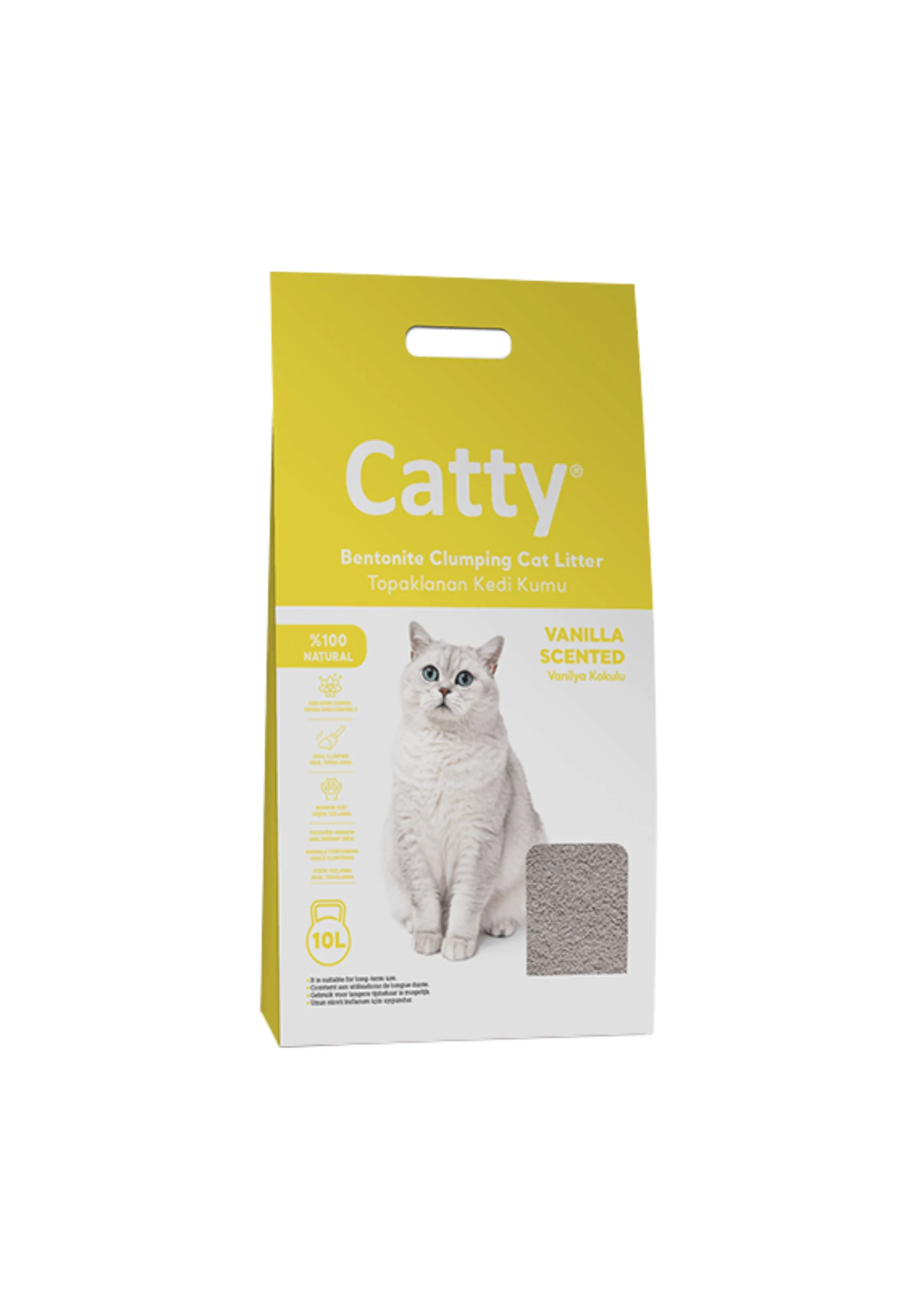 CATTY Vanilyalı Kedi Kumu 10 L