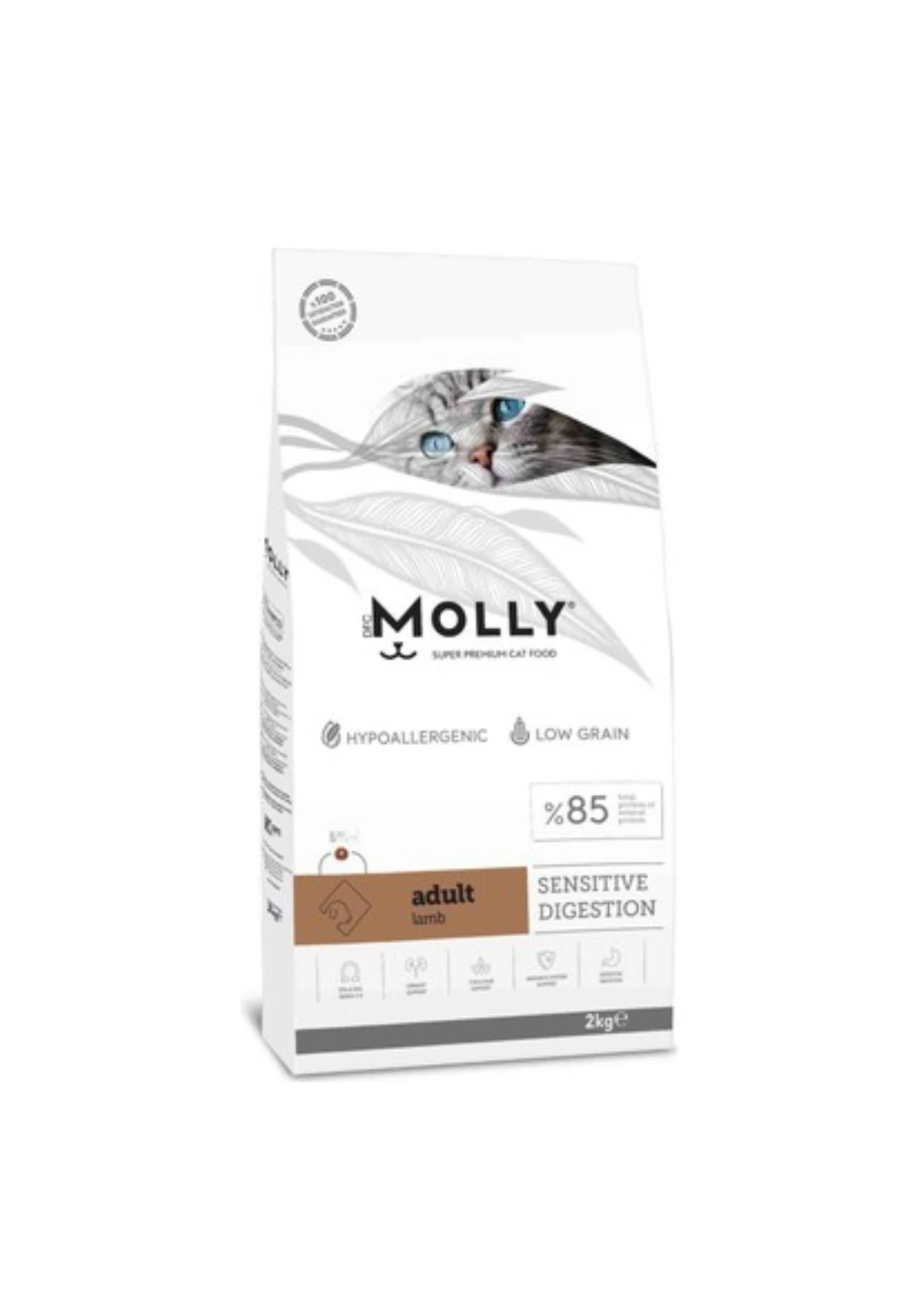 MOLLY Kuzulu Yetişkin Kedi Maması 2 Kg