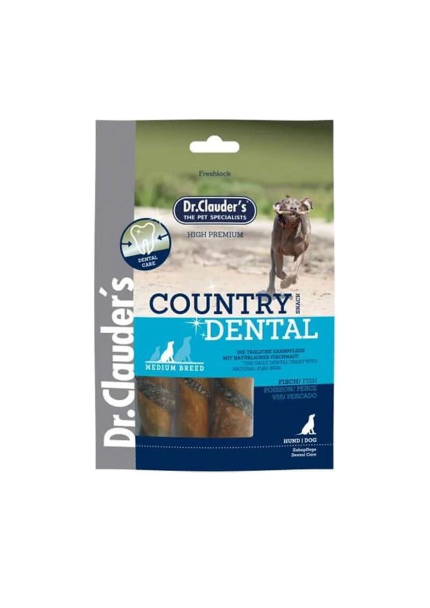 DR.CLAUDER'S Country Dental Balıklı Köpek Ödülü 120 Gr