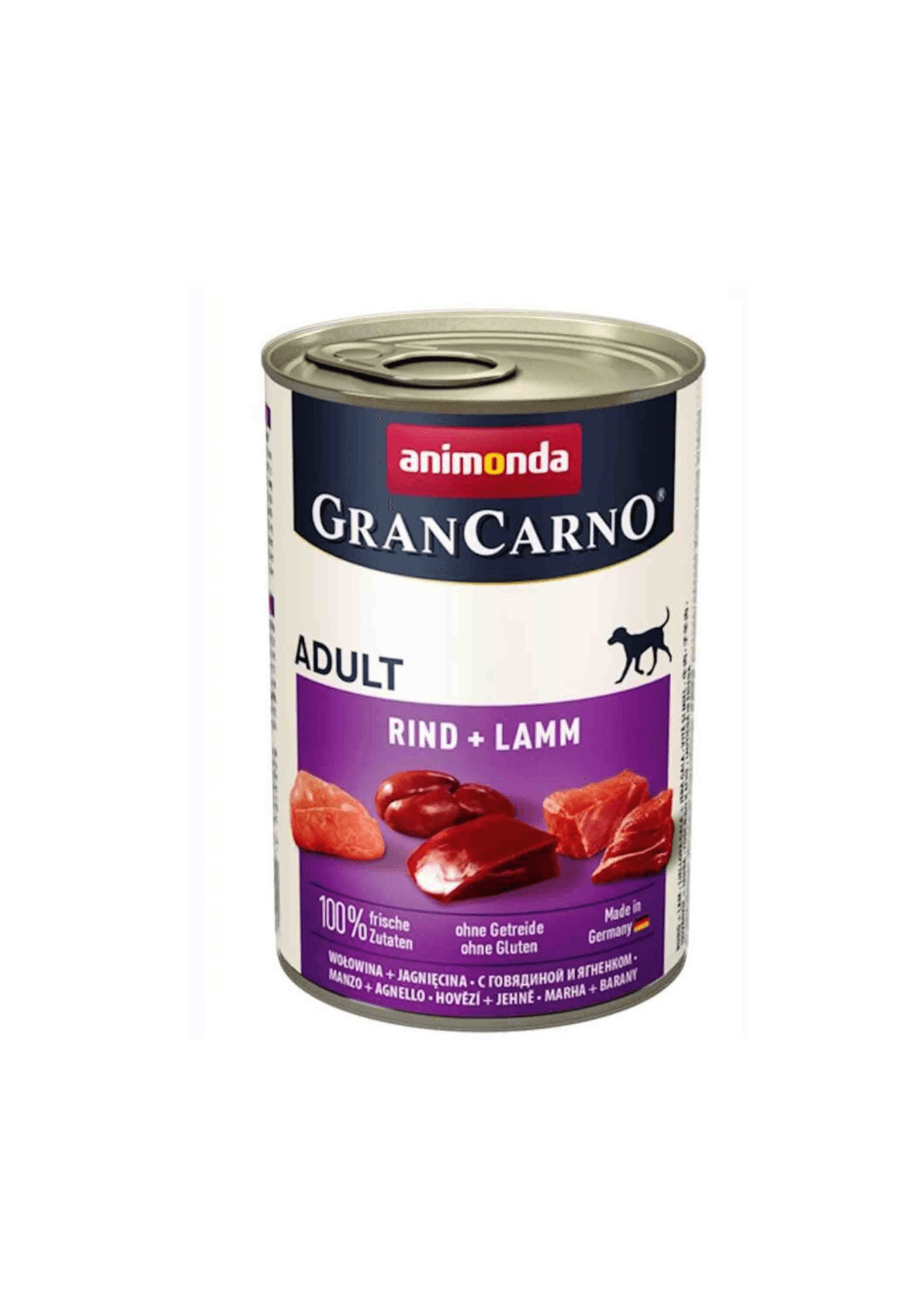 ANIMONDA Grancarno Sığır ve Kuzu Etli Köpek Konservesi 400 Gr