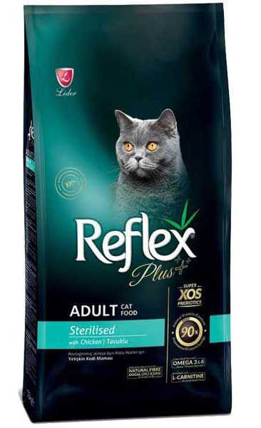 REFLEX Plus Tavuklu Kısırlaştırılmış Kedi Maması 1,5 kg