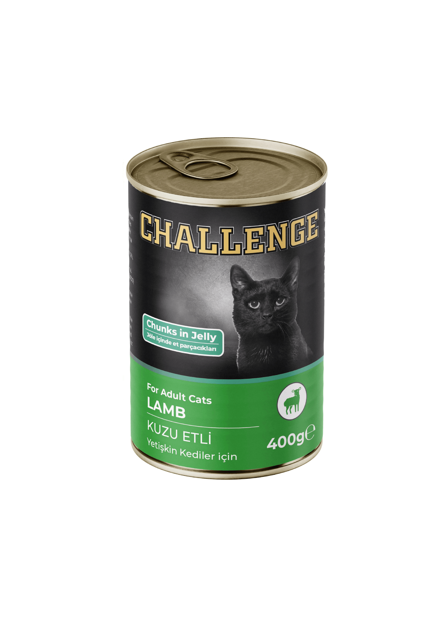 CHALLENGE Kuzu Etli Pate Kedi Konservesi 400 Gr