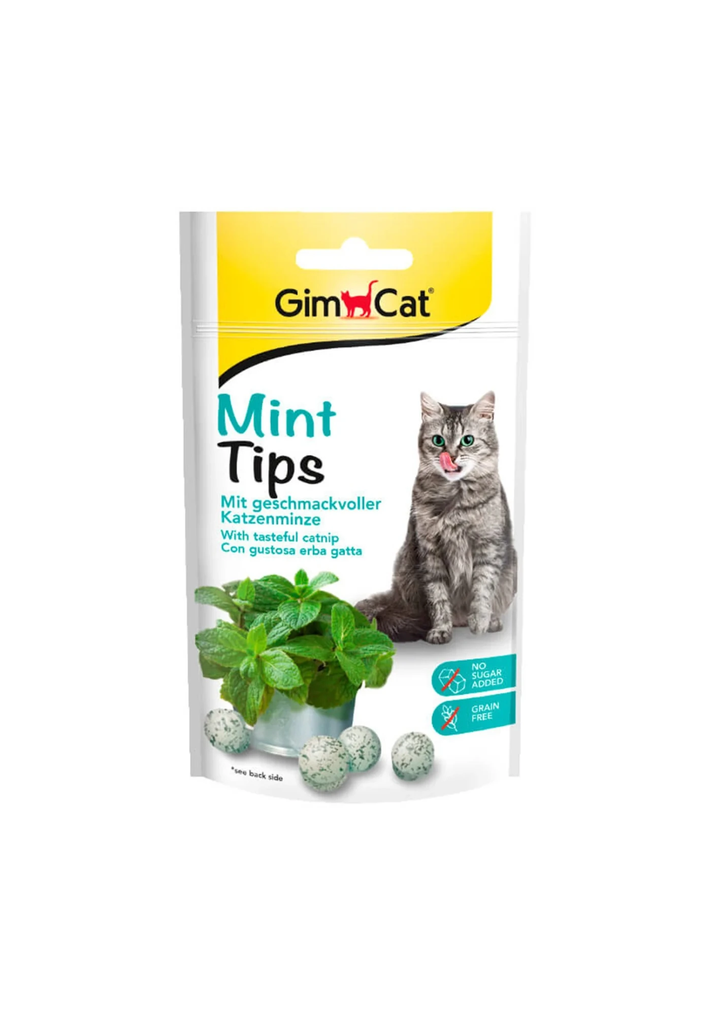 GIMCAT Mint Tips Naneli Kedi Ödül Tableti 40 Gr