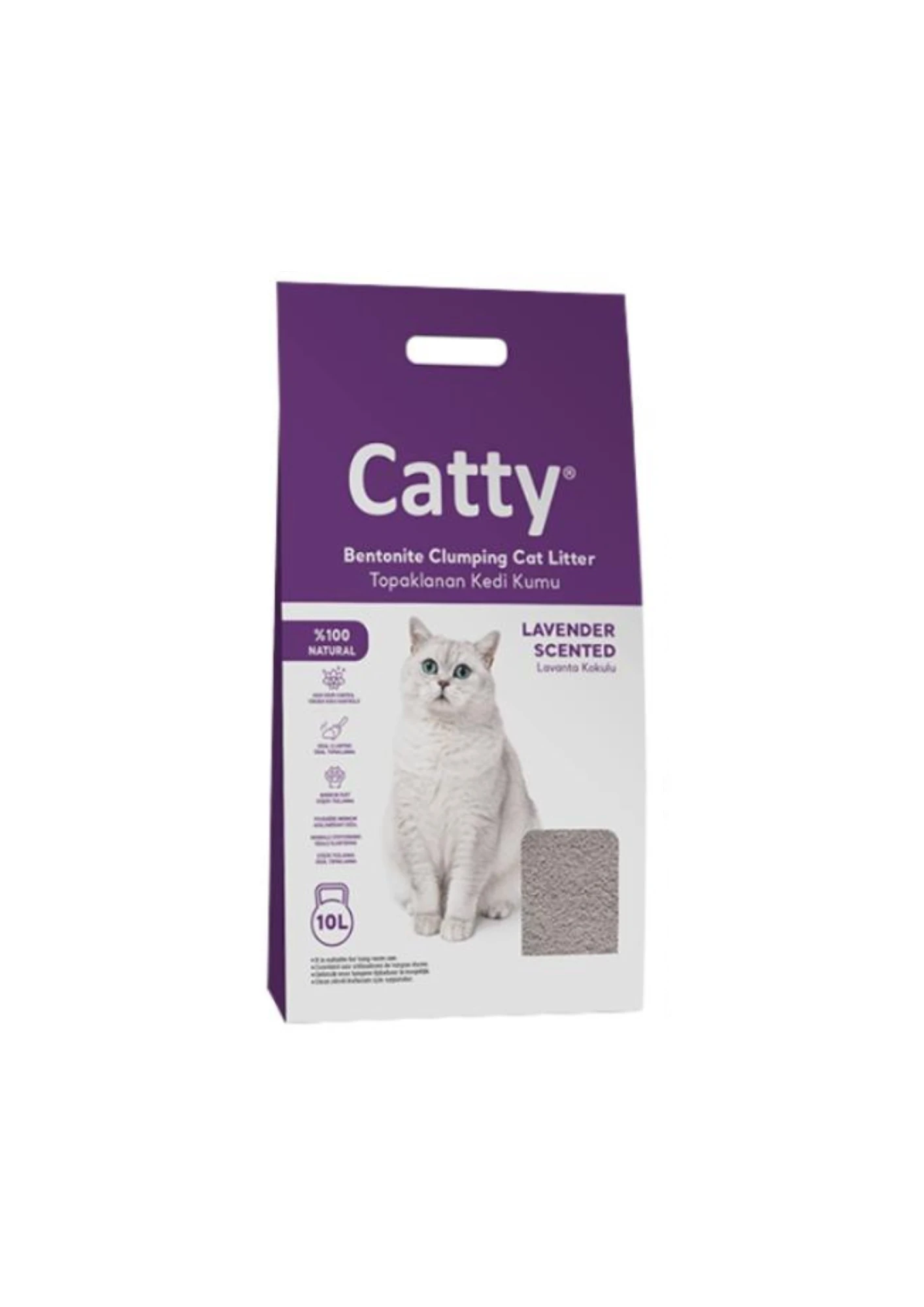 CATTY Lavantalı Kedi Kumu 10 L