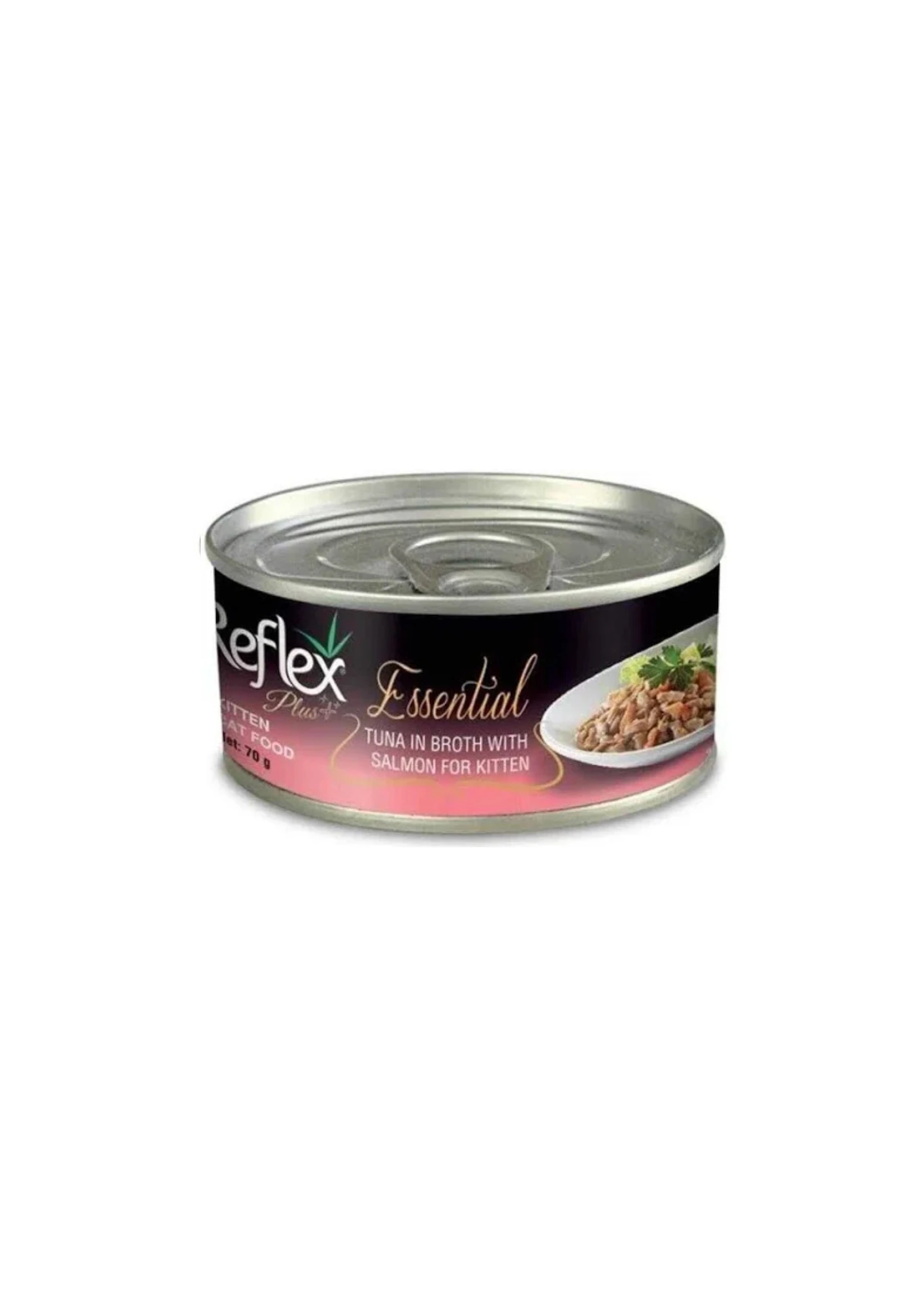 REFLEX Plus Essential Ton Balıklı Somonlu Yavru Kedi Konserve 70 GR