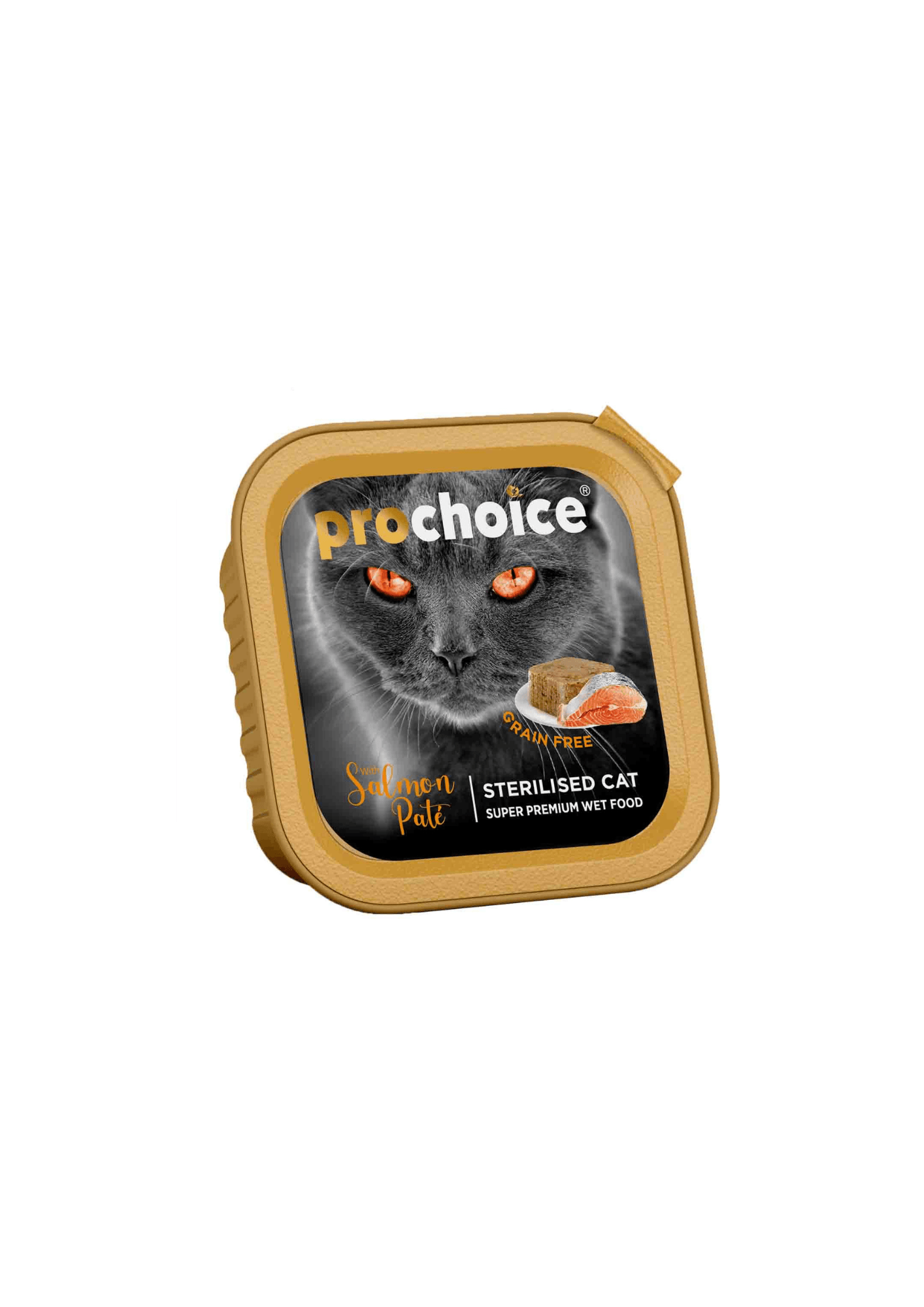 PRO CHOICE Tahılsız Somonlu Sterilised Kısırlaştırılmış Kedi Konservesi 100 Gr