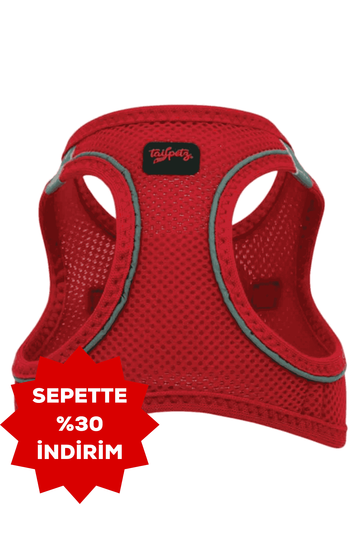 TAILPETZ Air-Mesh Göğüs Tasmasi Kirmizi 3XS