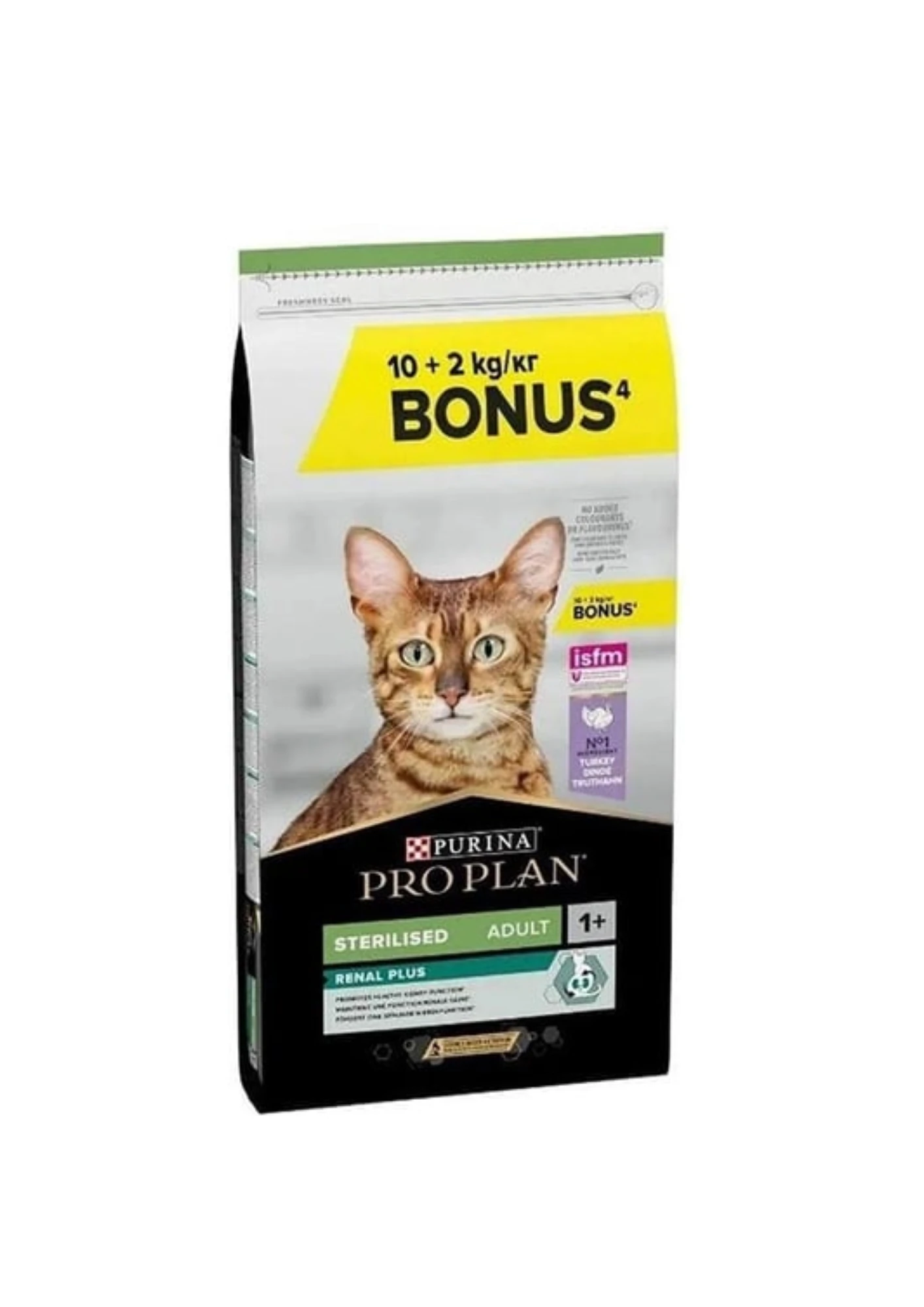 PRO PLAN Kısırlaştırılmış Hindili Kedi Maması 10+2 Kg