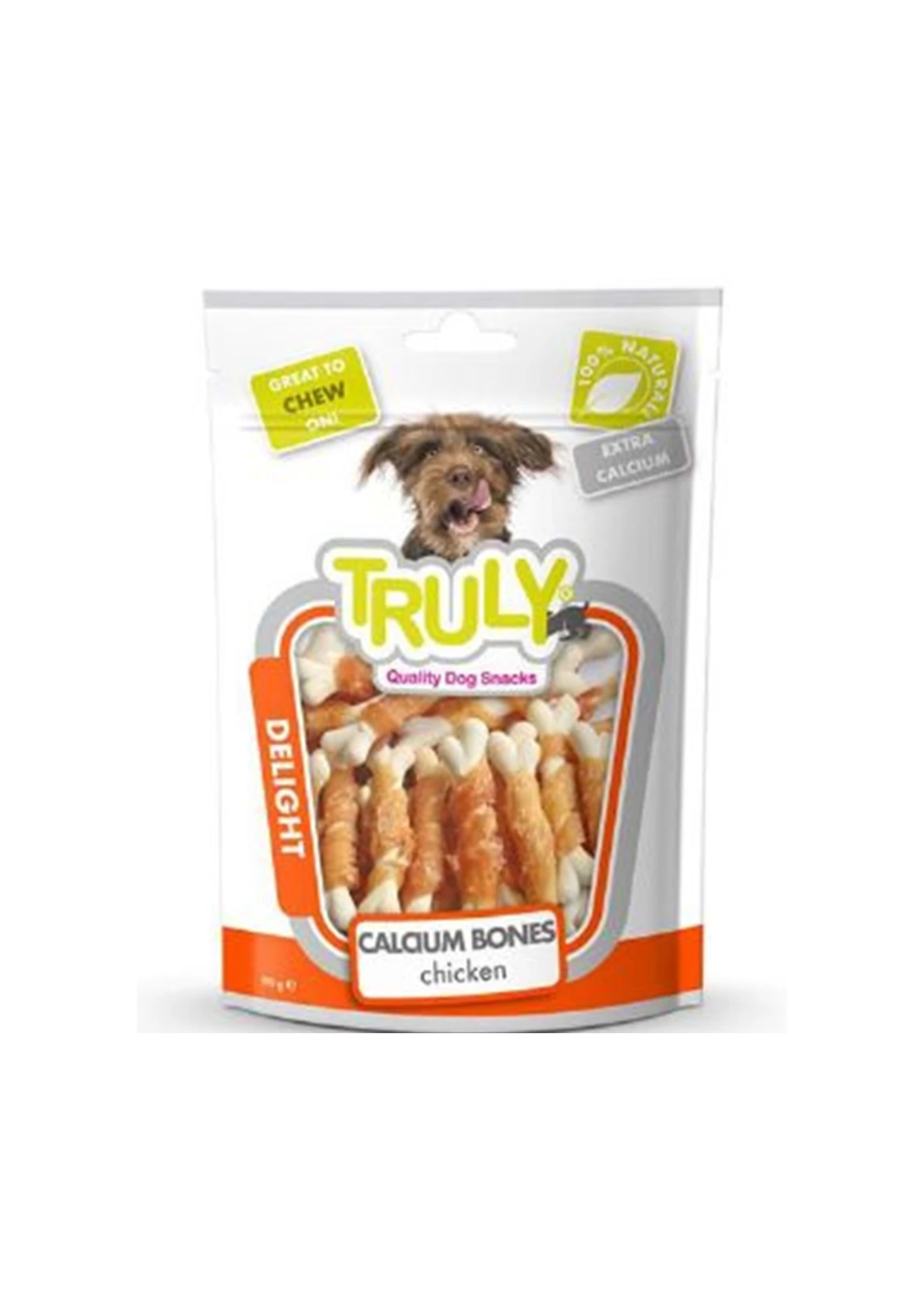 TRULY Tavuk Sargılı Kalsiyum Kemik Köpek Ödül Maması 90 Gr