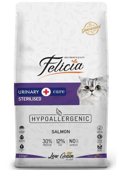 FELICIA Sterilised Somonlu Az Tahıllı Kedi Maması 12 Kg