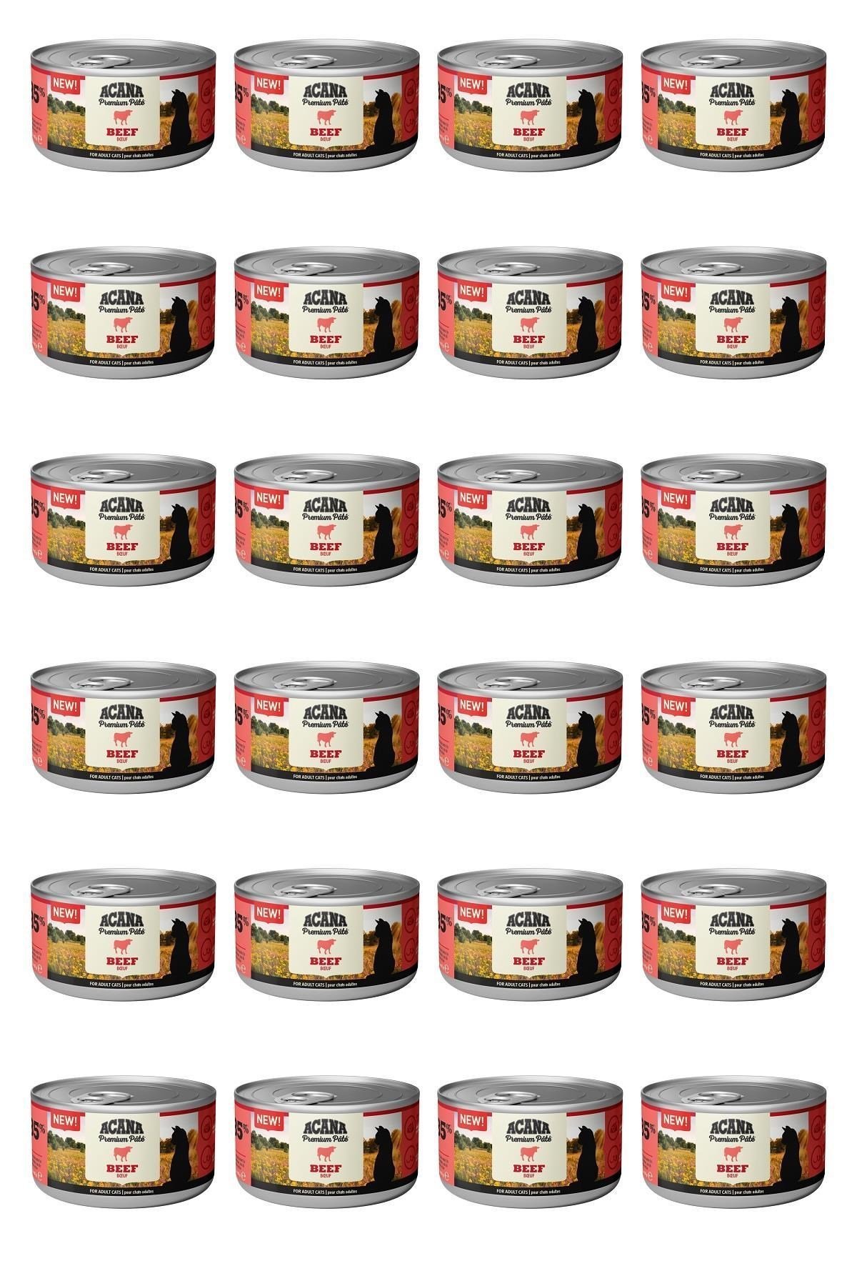 ACANA Premium Pate Sığır Etli Kedi Konservesi 85 Gr X 24 Adet