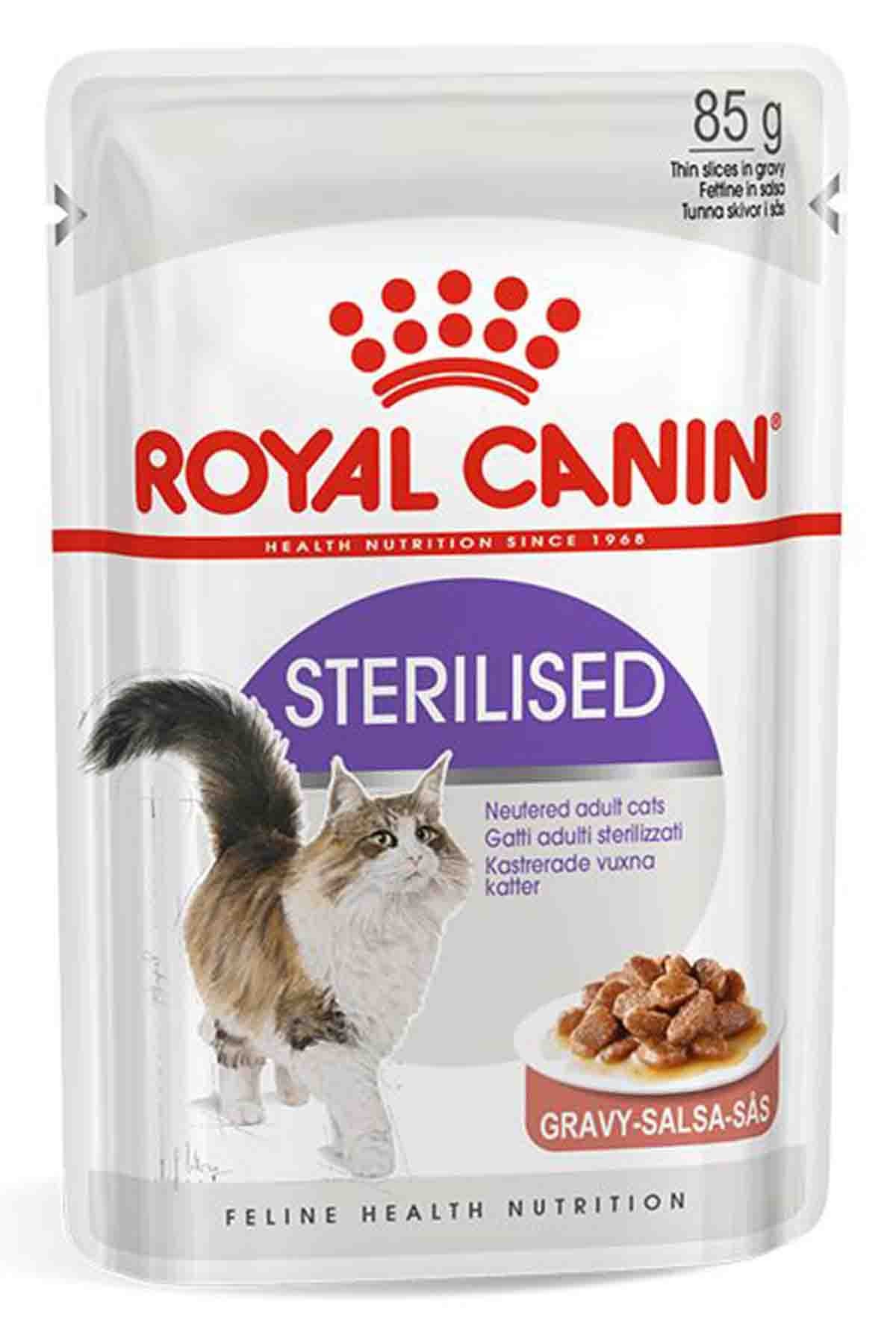 ROYAL CANIN Sterilised Gravy Kısırlaştırılmış Pouch Yetişkin Kedi Konservesi 85 Gr